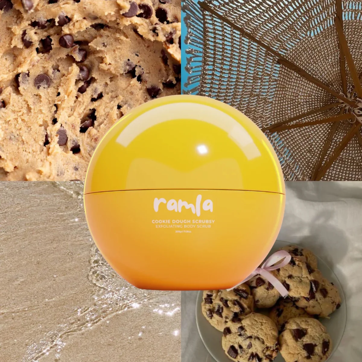 Ramla Body Exfoliating Body Scrub Cookie Dough Scrubsy 200g - Image 4