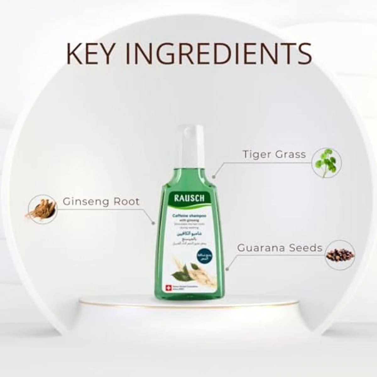 Rausch Ginseng & Caffeine Shampoo 200ml - Image 7