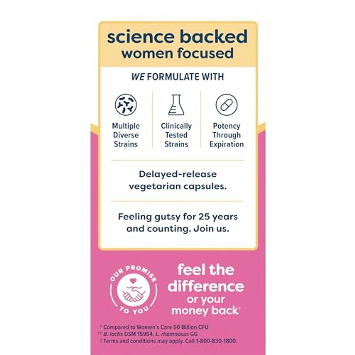Renew Life Ultimate Flora Womens Care Probiotic 30 Vegetarian Capsules - Image 3