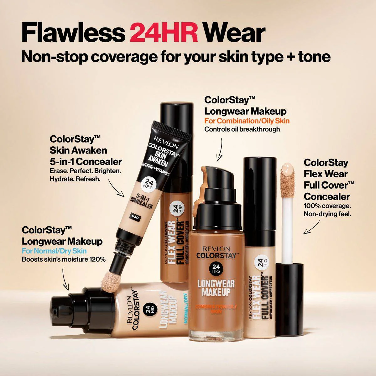 Revlon ColorStay Concealer Flex Wear Full Cover 040 Medium - Image 11