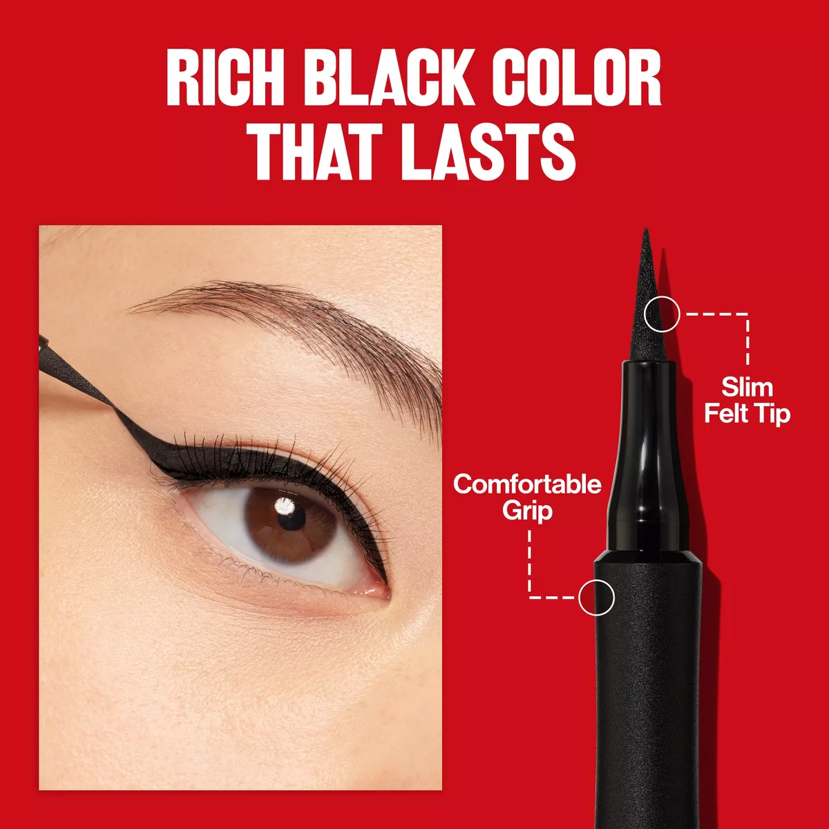 Revlon ColorStay Eyeliner Liquid Pen Classic Sharp Line 01 Blackest Black - Image 5