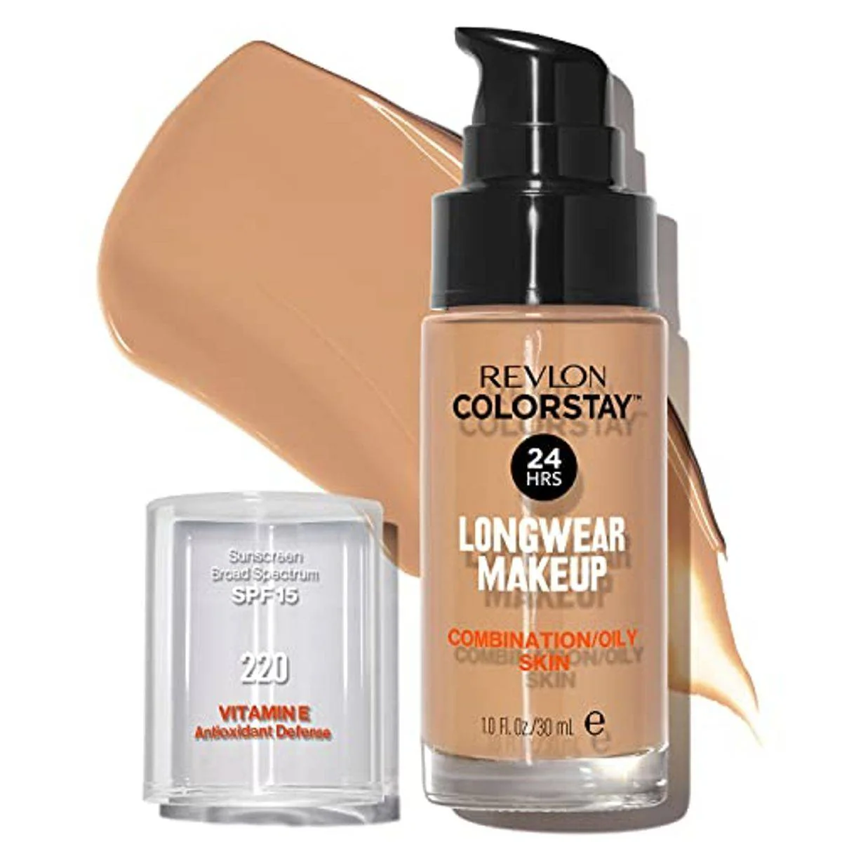 Revlon ColorStay Foundation Combination/Oily Skin 220 Medium Beige 30ml - Image 3