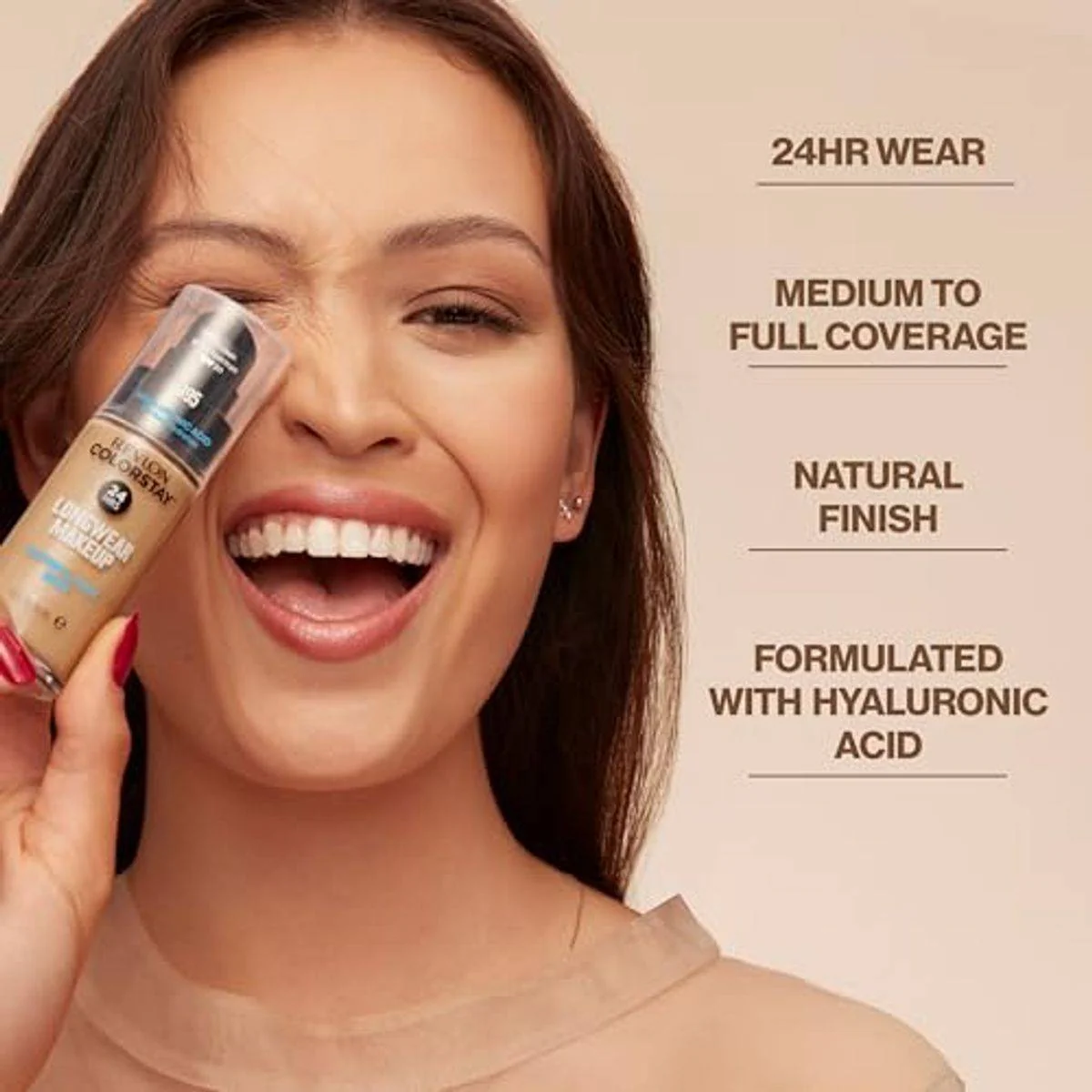 Revlon ColorStay Foundation Normal/Dry Skin 110 Ivory 30ml - Image 3