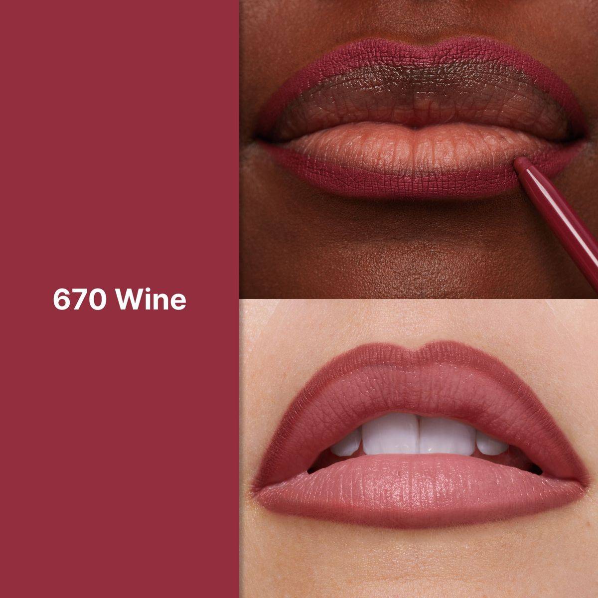 Revlon ColorStay Lip Liner 670 Wine - Image 4