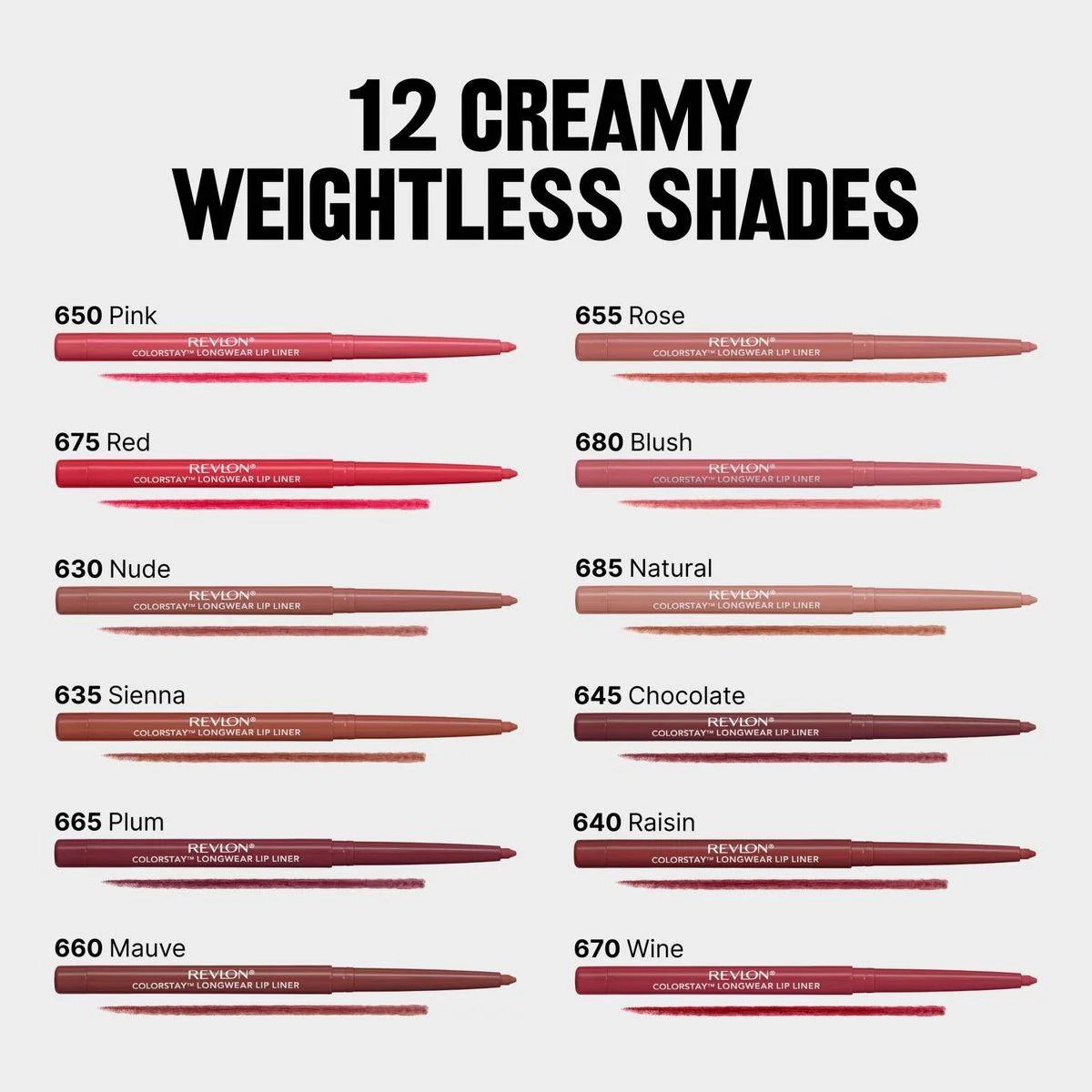 Revlon ColorStay Lip Liner 670 Wine - Image 6