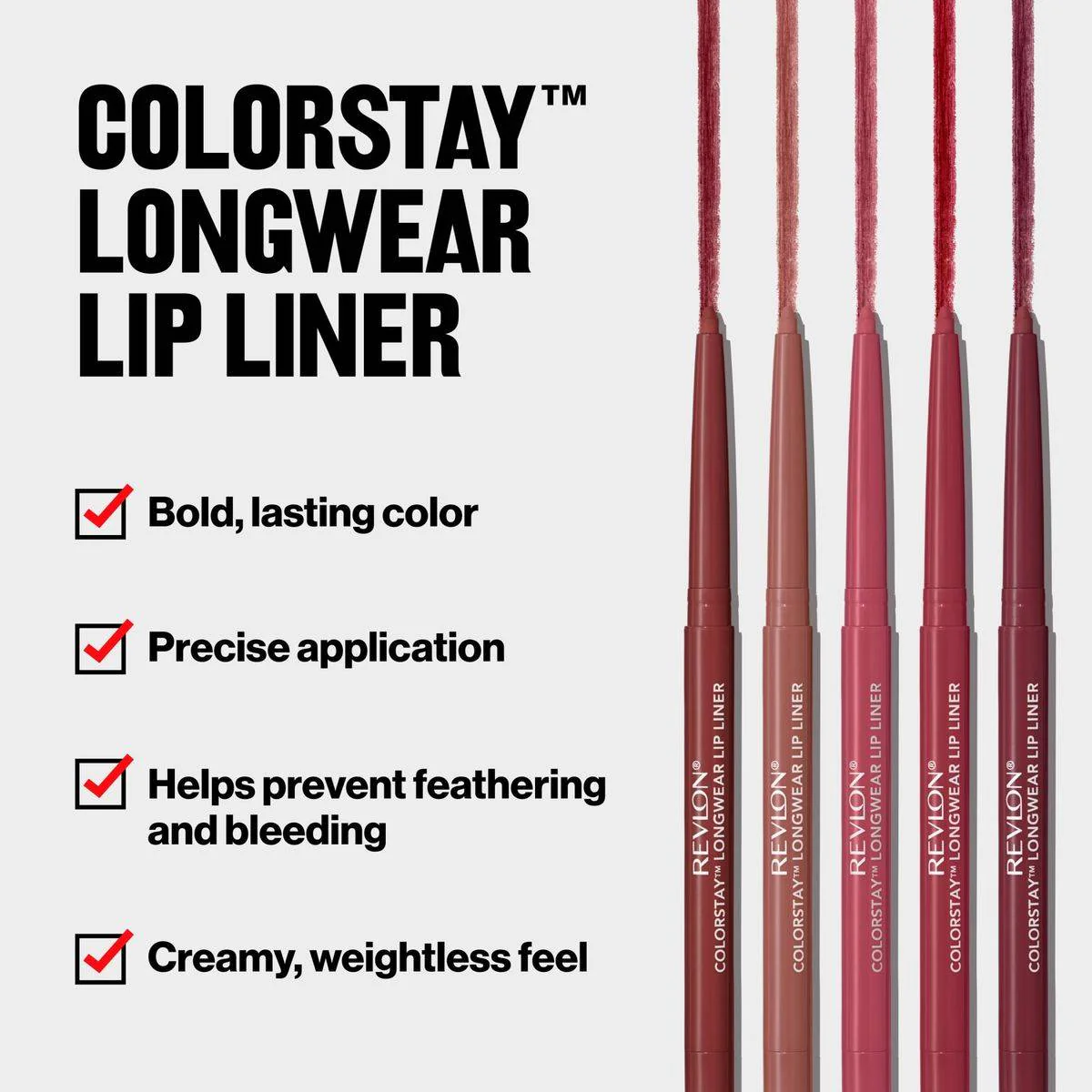 Revlon ColorStay Lip Liner 670 Wine - Image 7