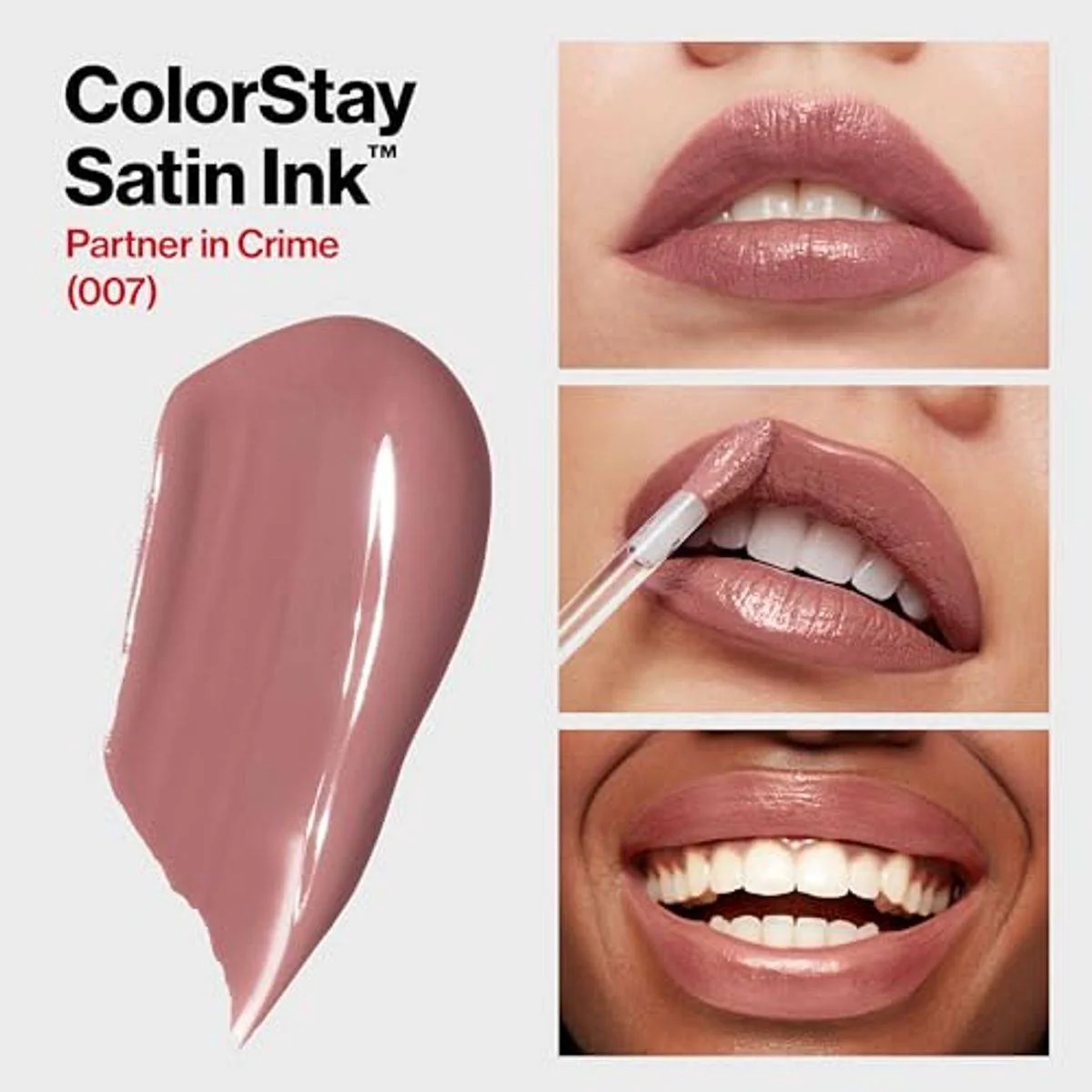 Revlon ColorStay Liquid Lipstick Satin Ink 007 Partner In Crime - Image 2