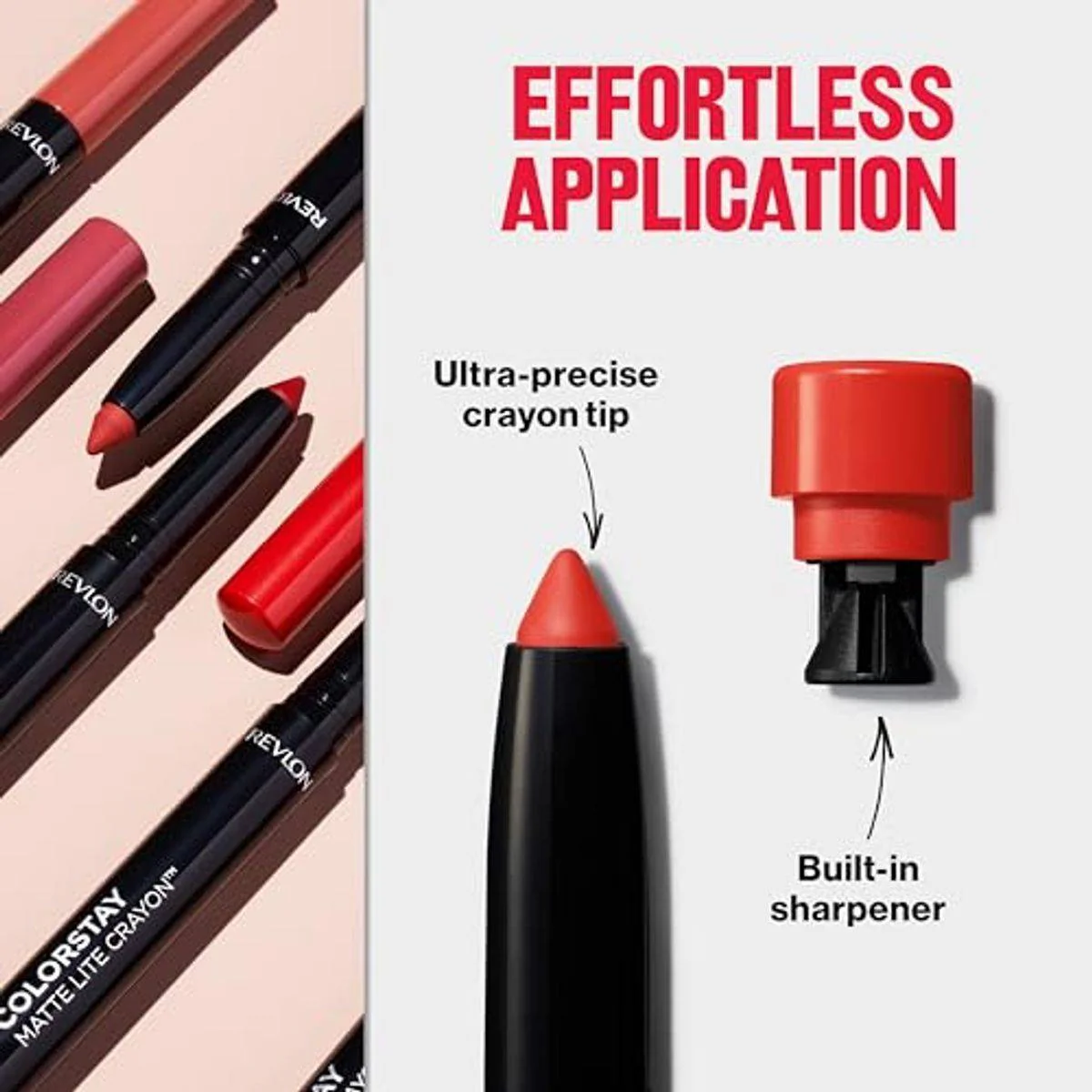 Revlon ColorStay Matte Lite Lip Crayon 002 Clear The Air - Image 2