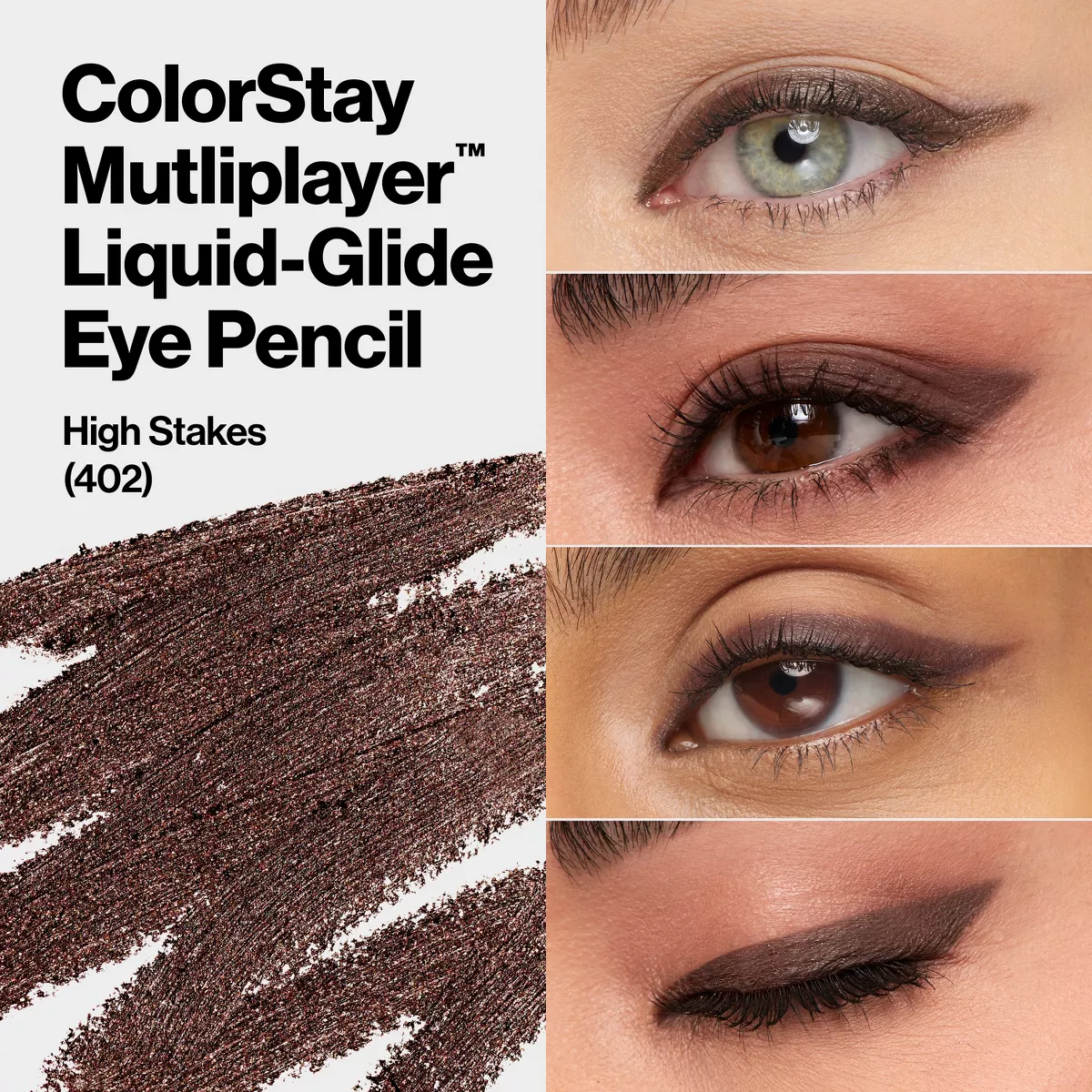 Revlon ColorStay Multiplayer Liquid Glide Eye Pencil 402 High Stakes 1.1g - Image 2