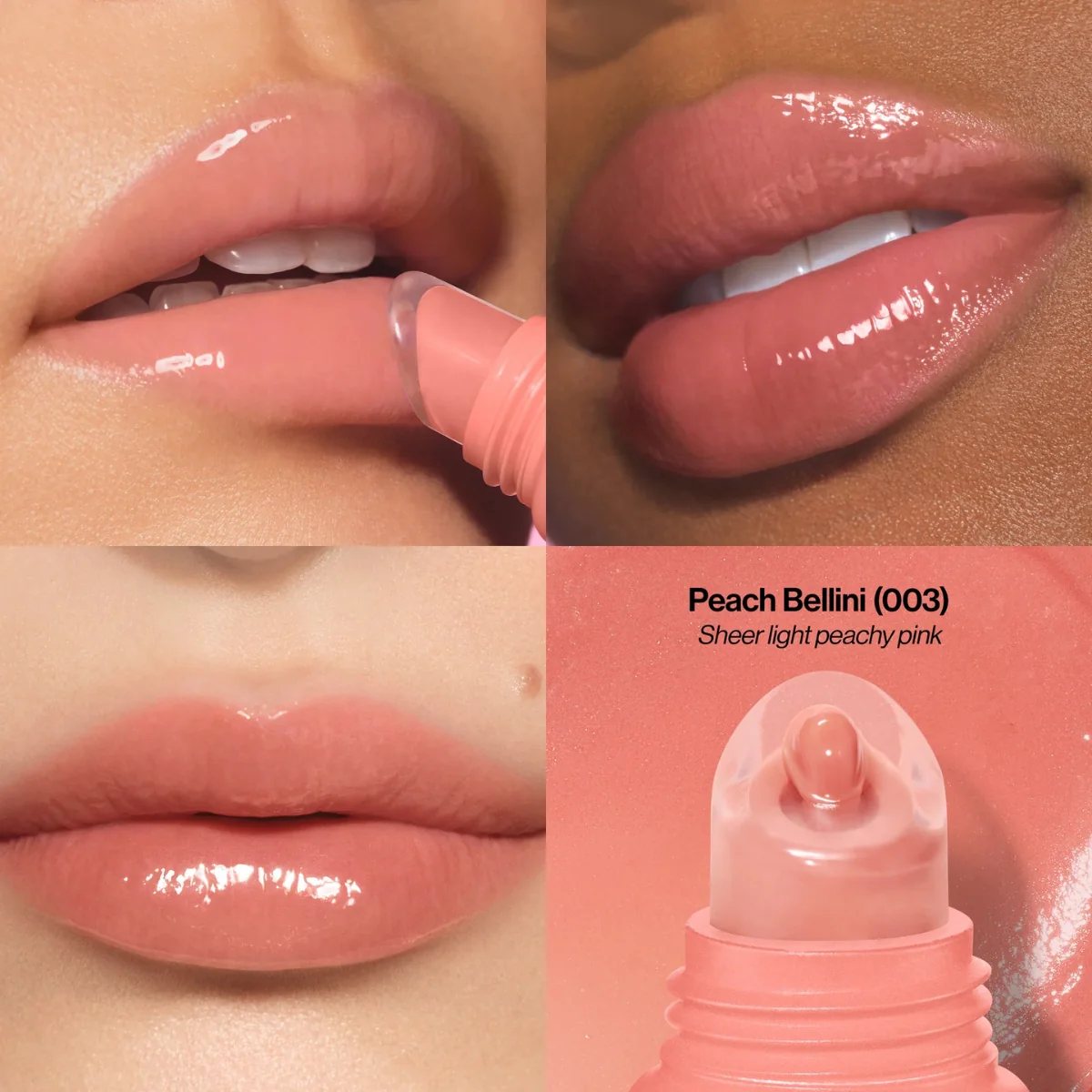 Revlon Glimmer Lip Treat Balm + Mask 003 Peach Bellini 12ml - Image 3