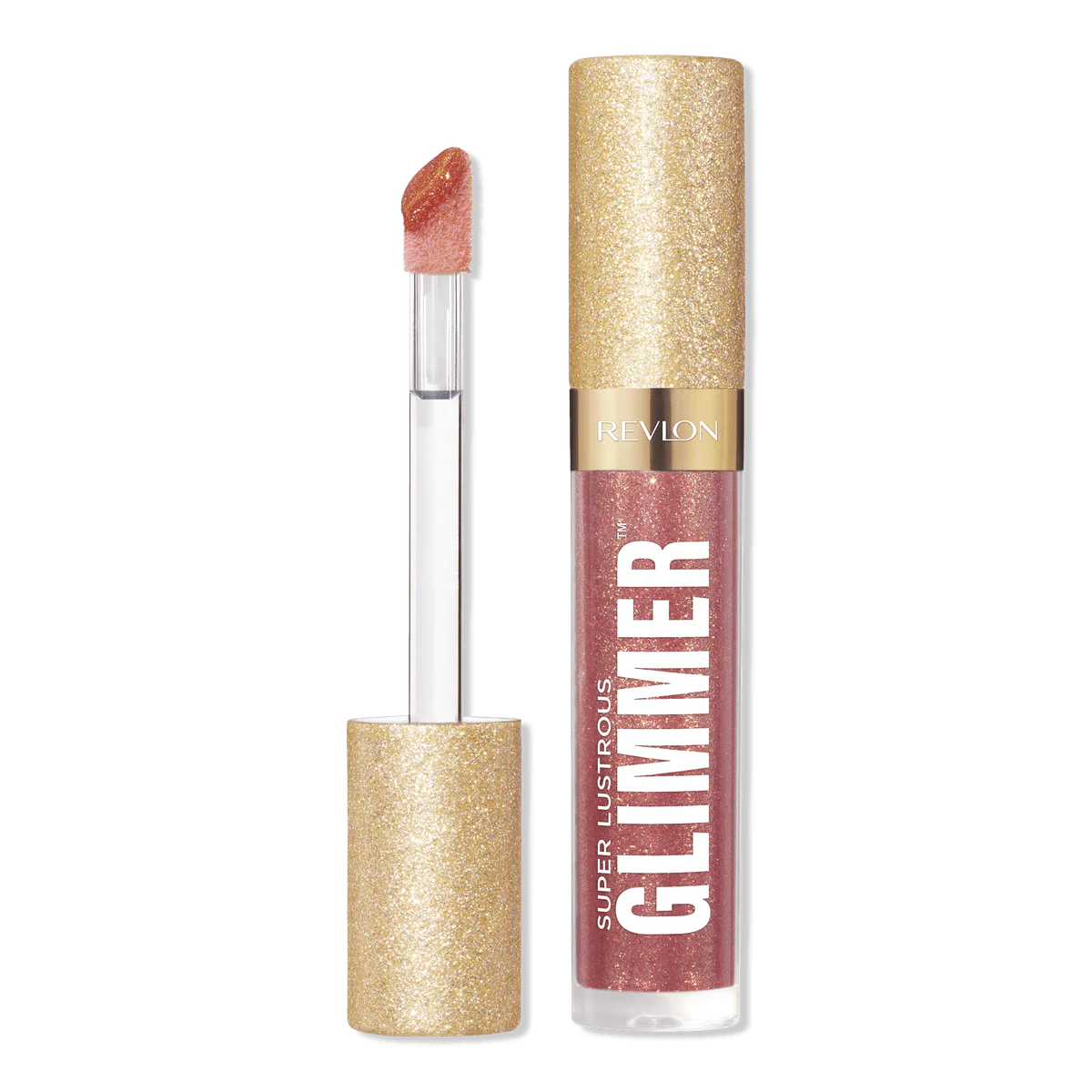 Revlon Super Lustrous Glimmer Gloss 005 Glazed Almond 3.8ml - Image 2