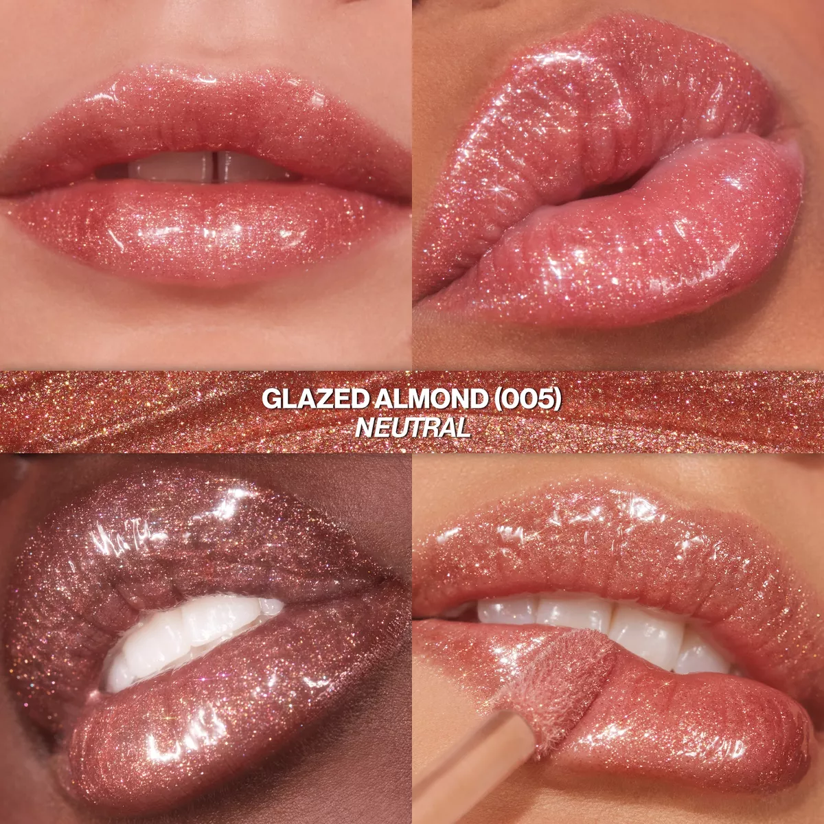 Revlon Super Lustrous Glimmer Gloss 005 Glazed Almond 3.8ml - Image 5