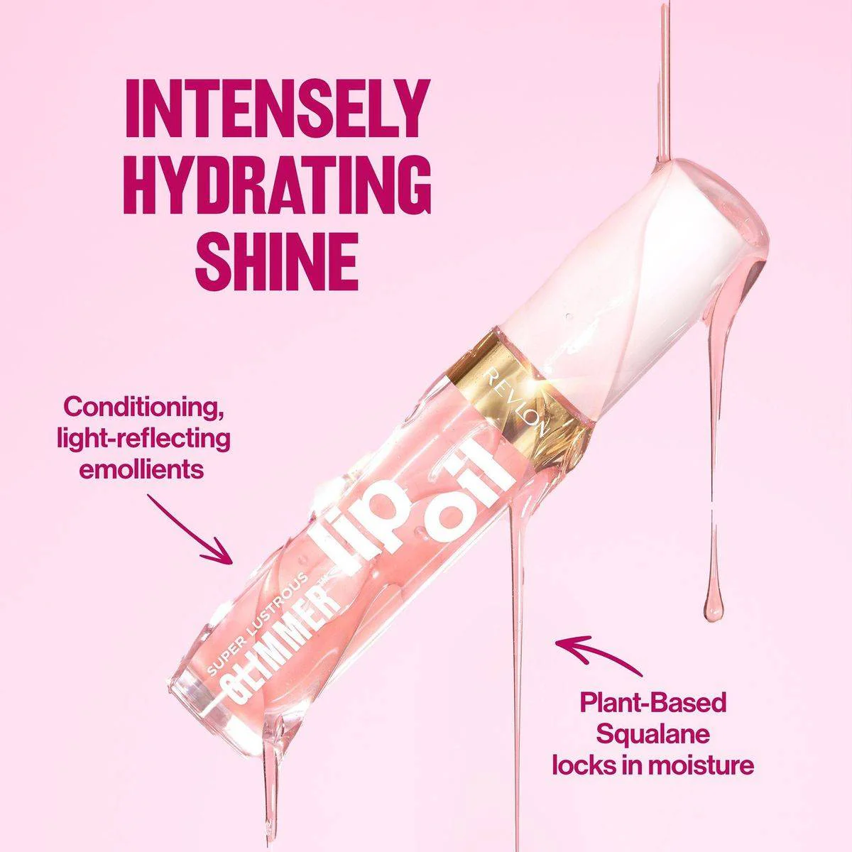 Revlon Super Lustrous Glimmer Lip Oil 001 Candy Hearts 3.8ml - Image 6