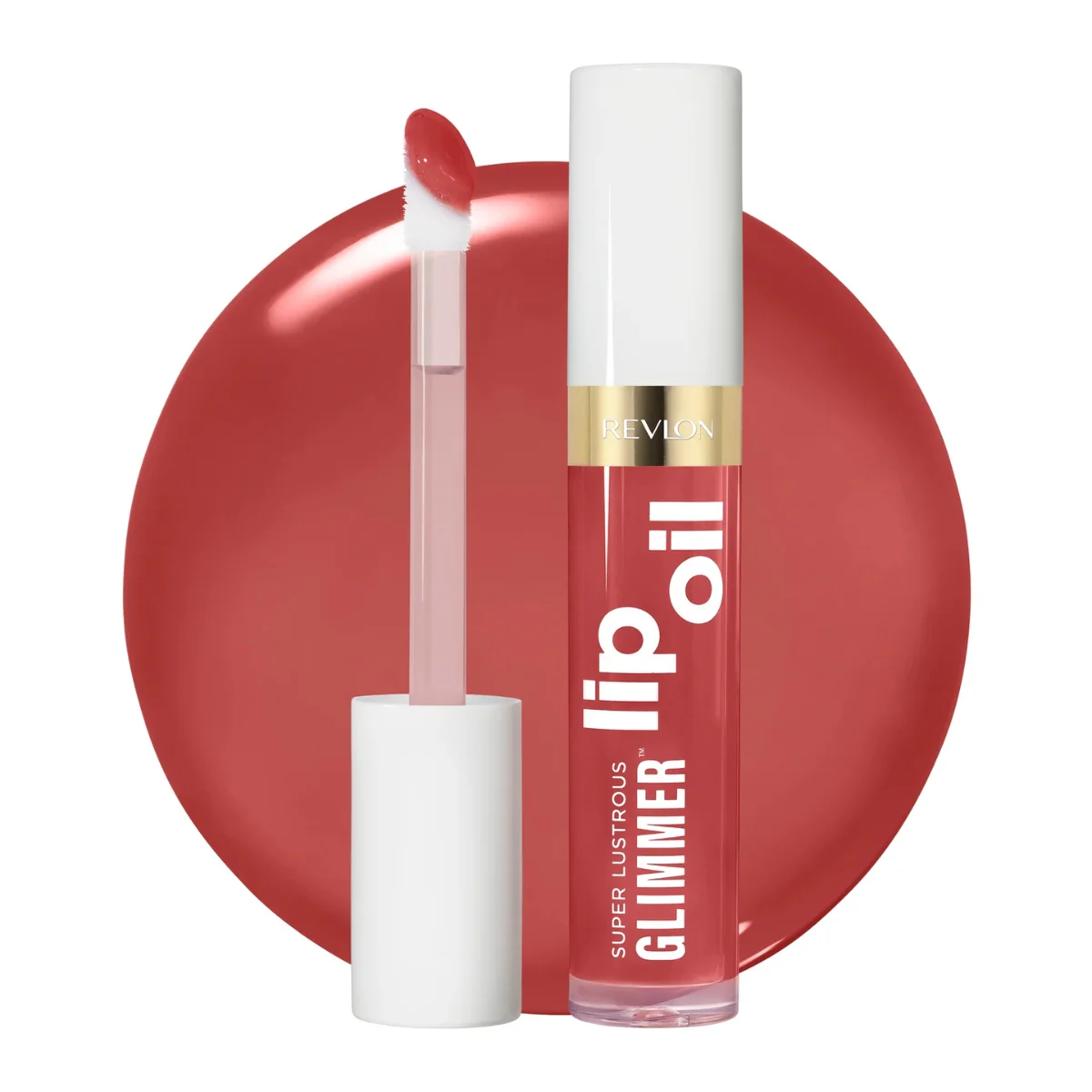 Revlon Super Lustrous Glimmer Lip Oil 008 Just Toasty 3.8ml - Image 2