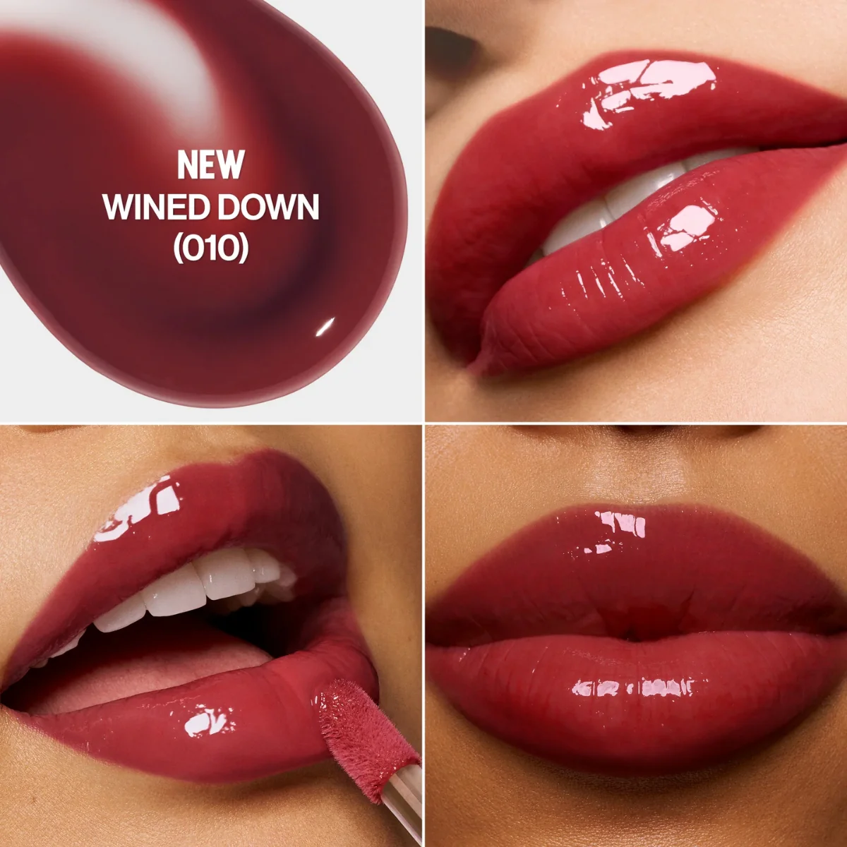 Revlon Super Lustrous Glimmer Lip Oil 010 Wined Down 3.8ml - Image 3
