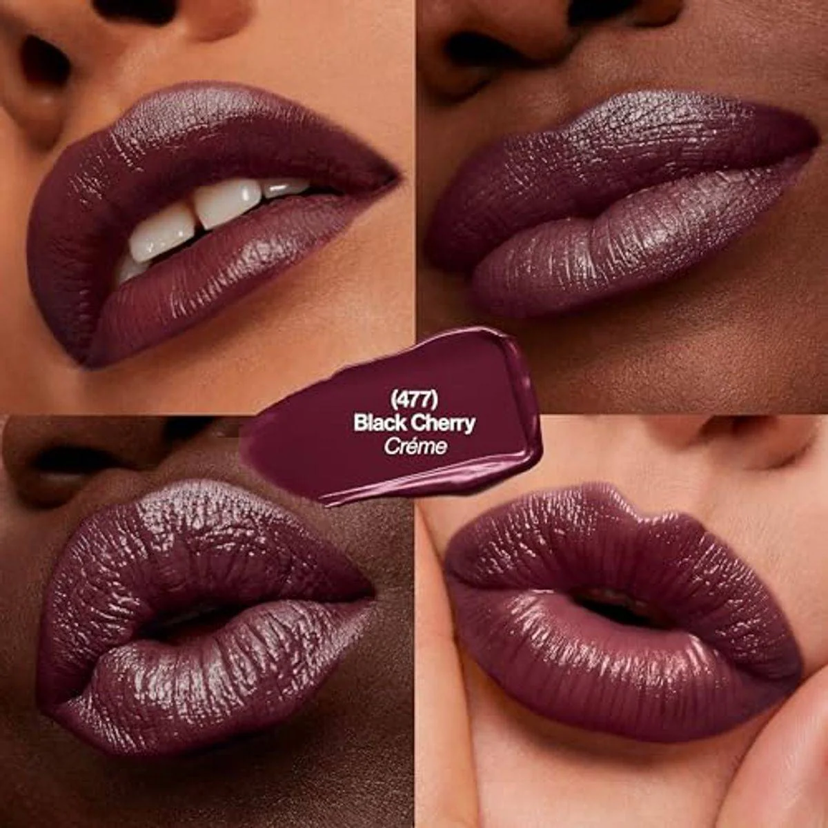 Revlon Super Lustrous Lipstick 477 Black Cherry - Image 3
