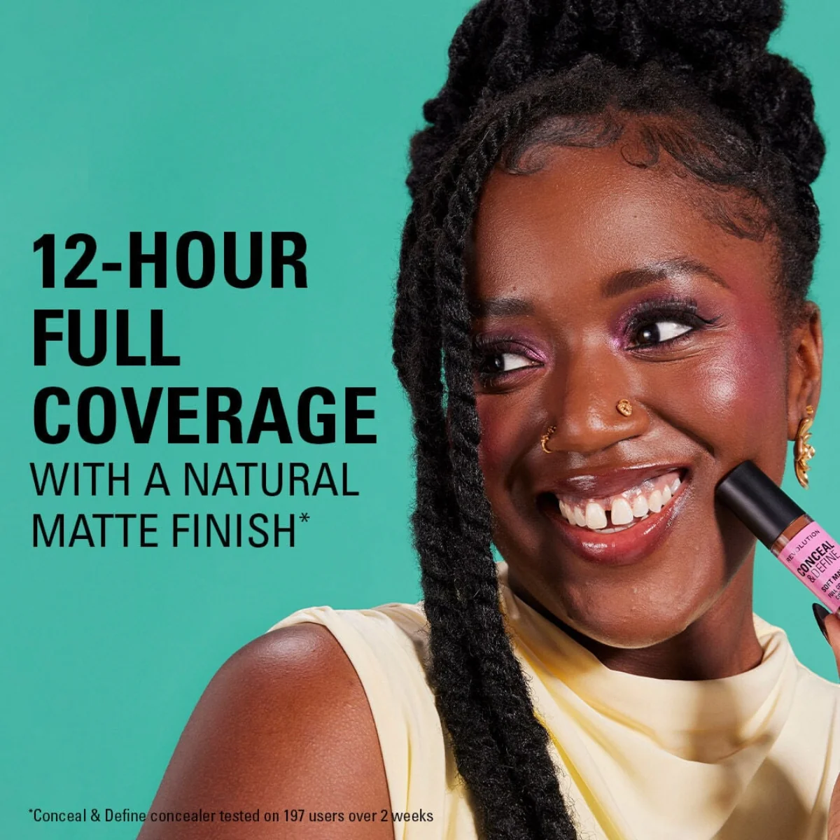 Revolution Makeup Conceal & Define Full Coverage Concealer C7NC 4g - Image 6
