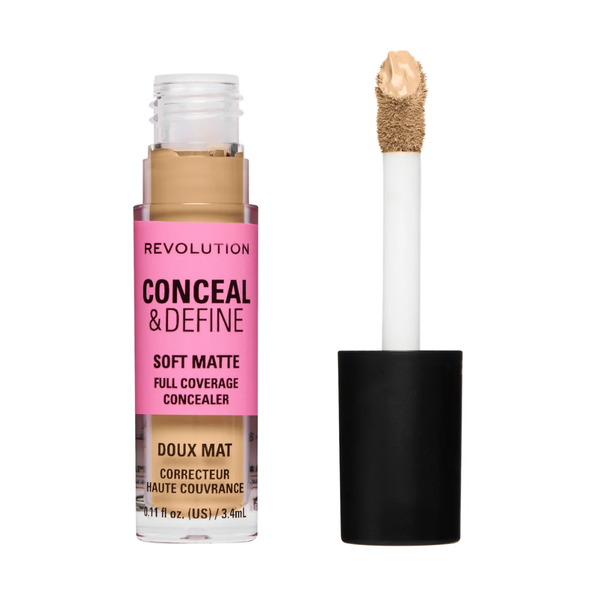 Revolution Makeup Conceal & Define Full Coverage Concealer C8.5NW 4g - Image 2