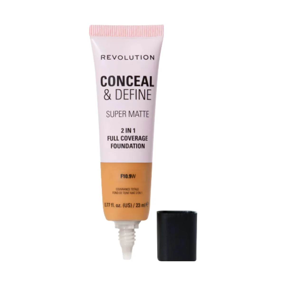 Revolution Makeup Conceal & Define Full Coverage Foundation F10.9W 23ml - Image 2