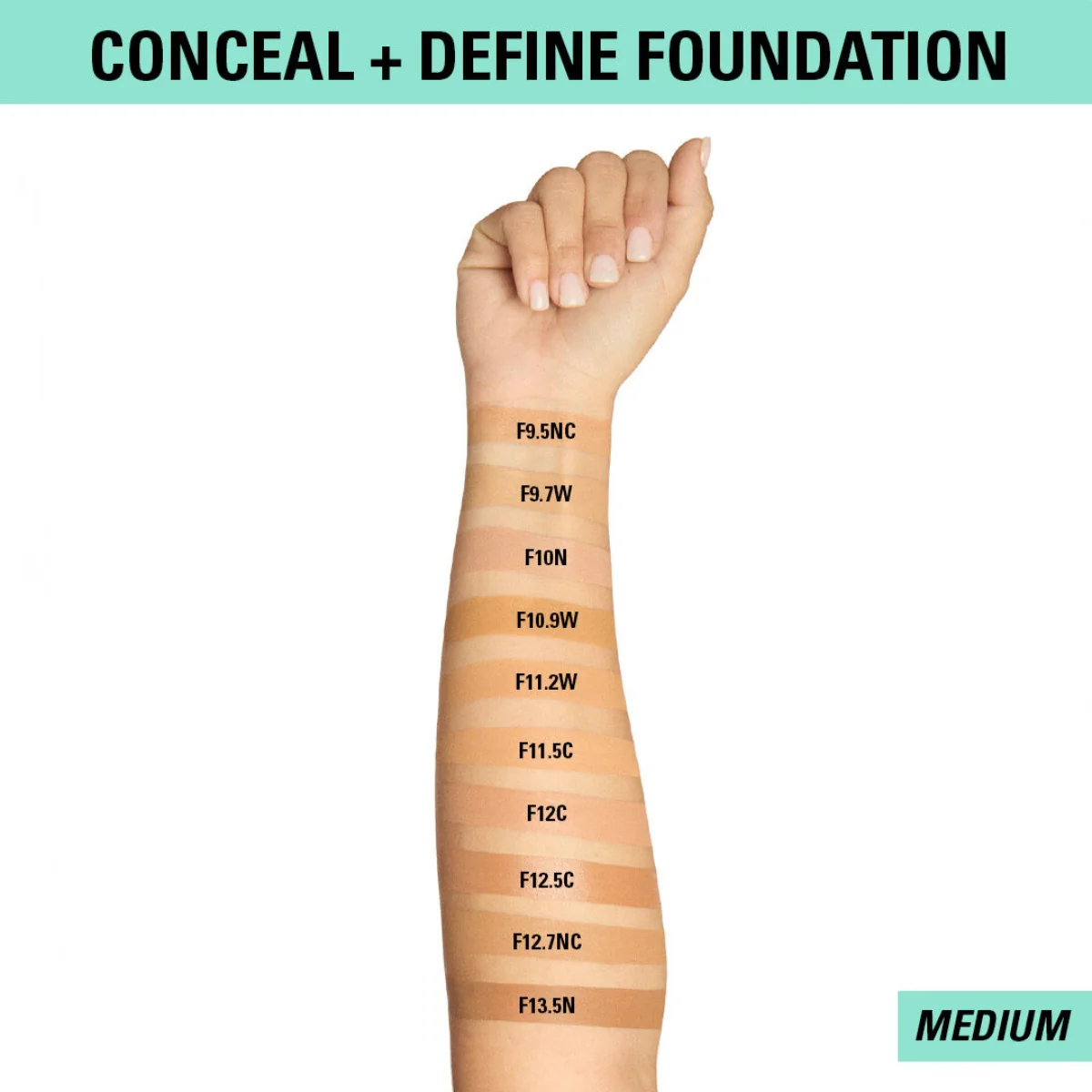Revolution Makeup Conceal & Define Soft Matte Foundation F10N 23ml - Image 4