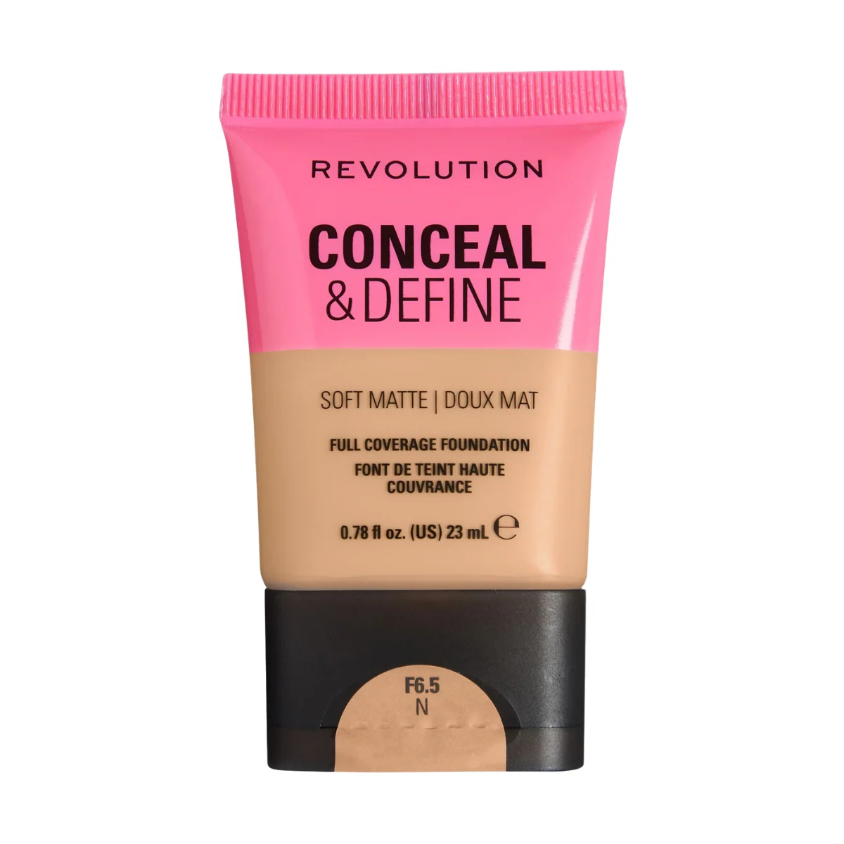 Revolution Makeup Conceal & Define Soft Matte Foundation F6.5N 23ml