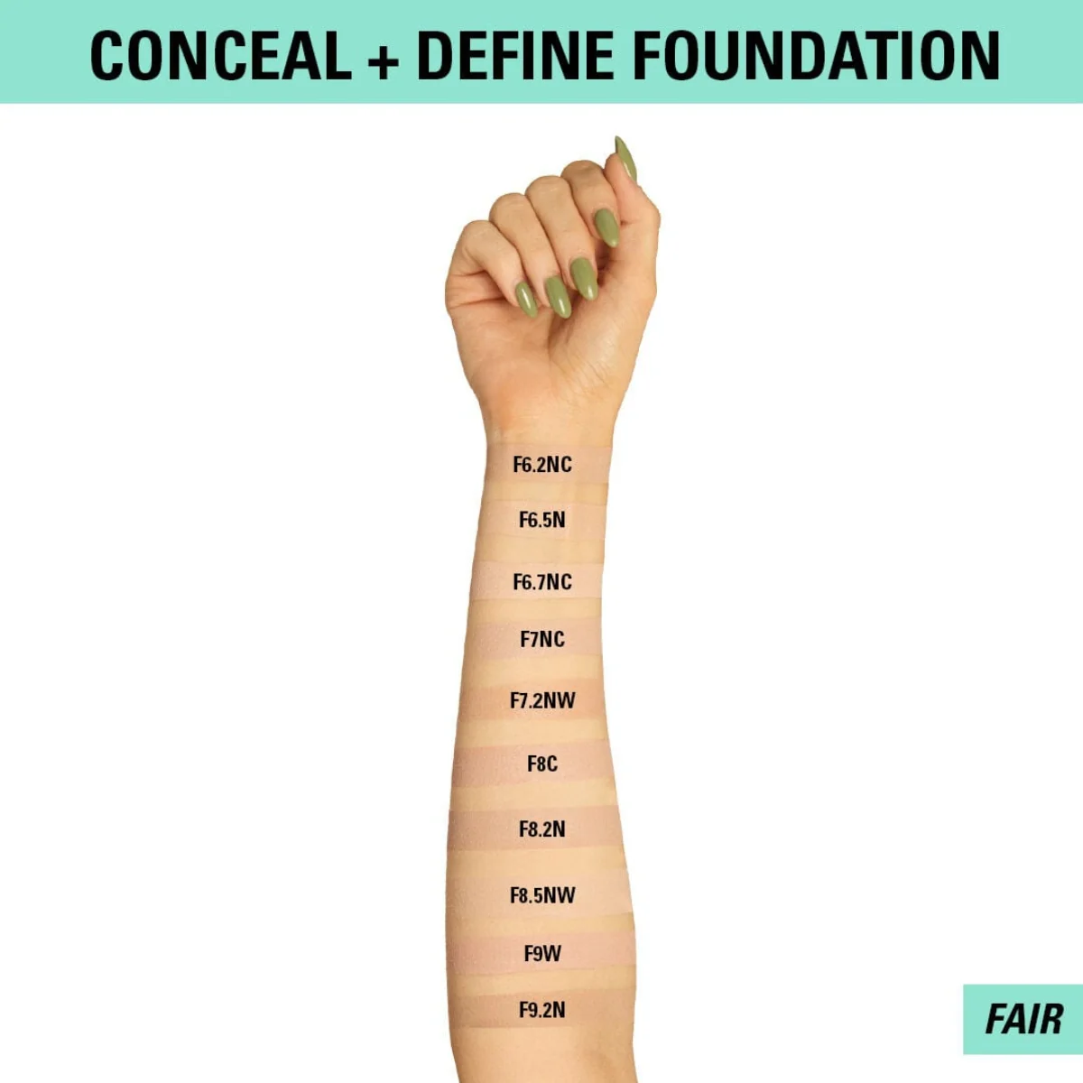Revolution Makeup Conceal & Define Soft Matte Foundation F6.5N 23ml - Image 4