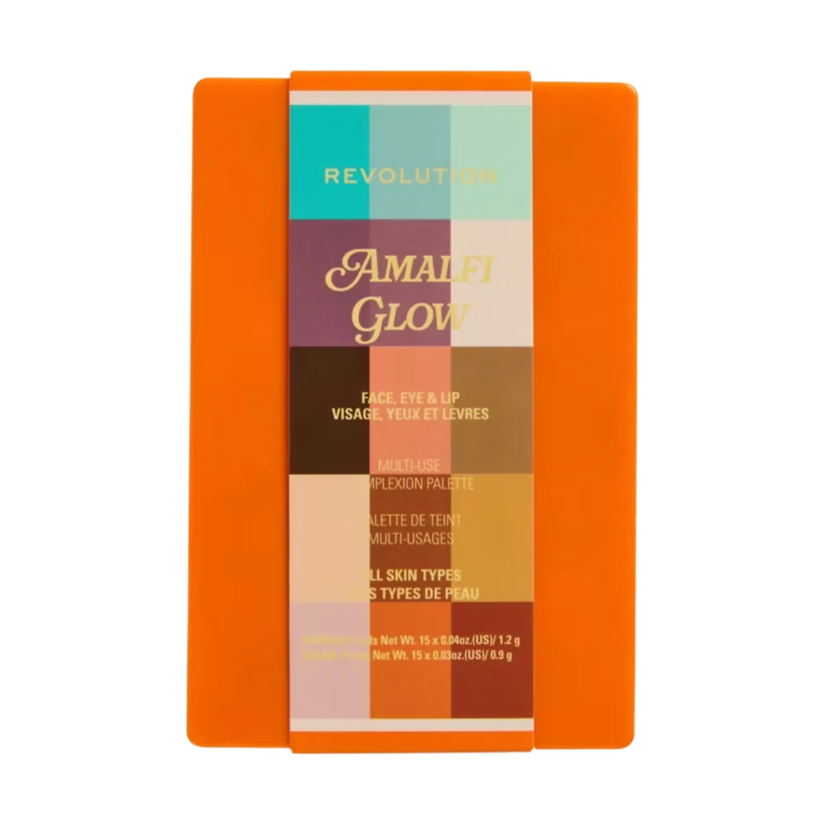 Revolution Makeup Everything Face Eye & Lip Icon Palette Amalfi Glow 31.5g