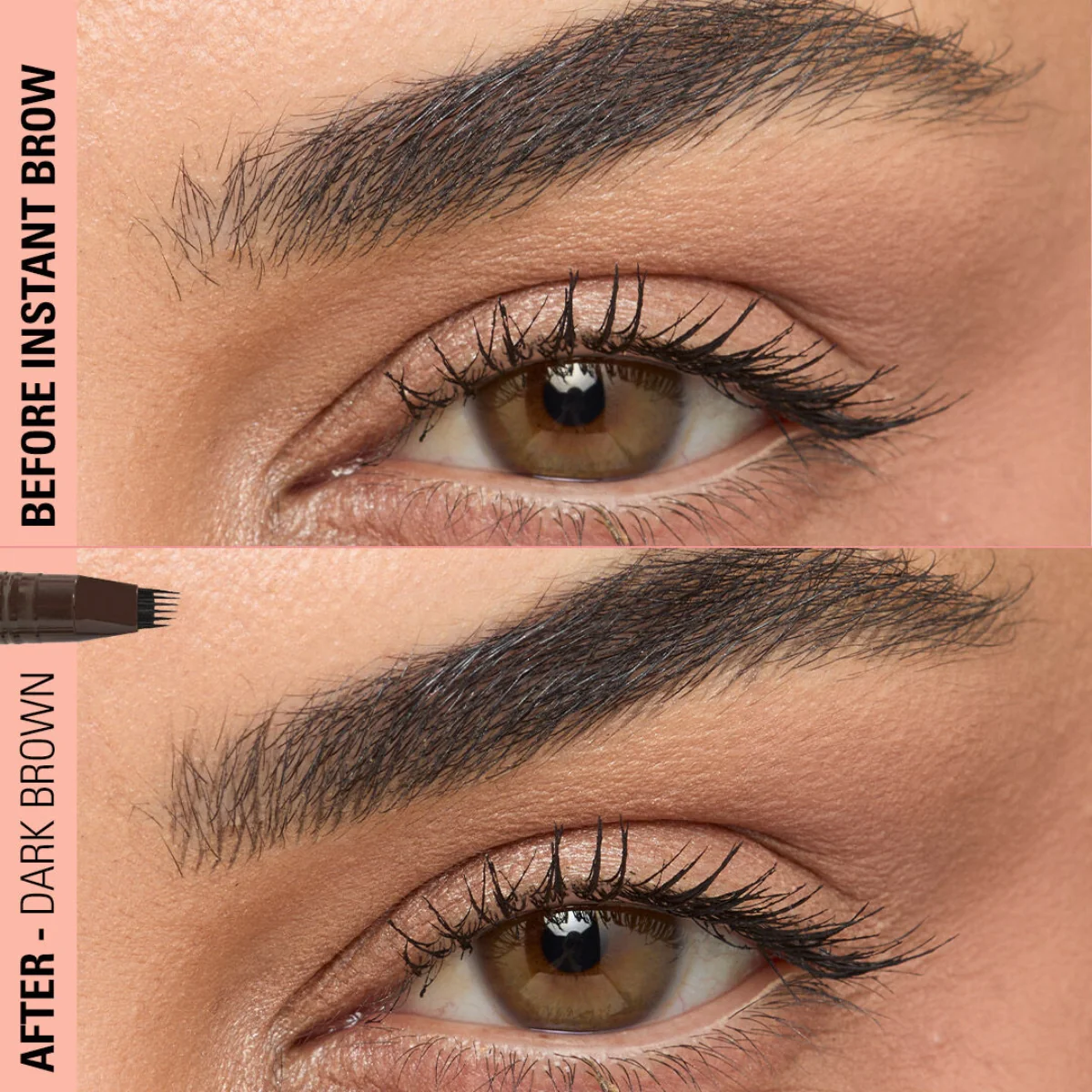 Revolution Makeup Instant Brow Hair Pen Dark Brown 1.8ml - Image 5