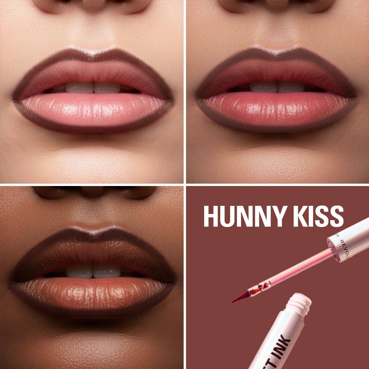 Revolution Makeup Lip Shift Ink Peel Off Lip Liner Hunny Kiss 1.8ml - Image 2
