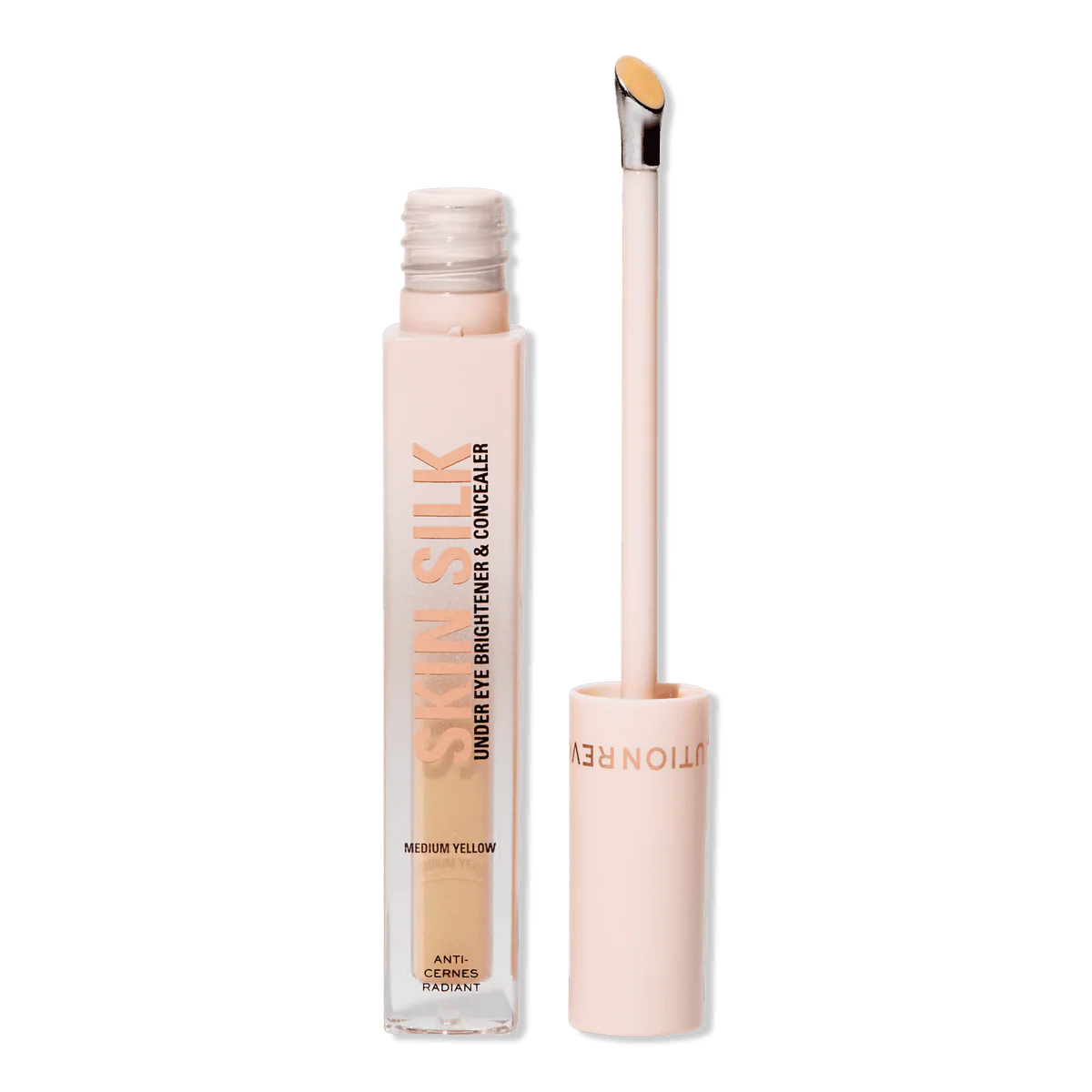 Revolution Makeup Skin Silk Under Eye Brightener & Concealer Medium Yellow 4ml