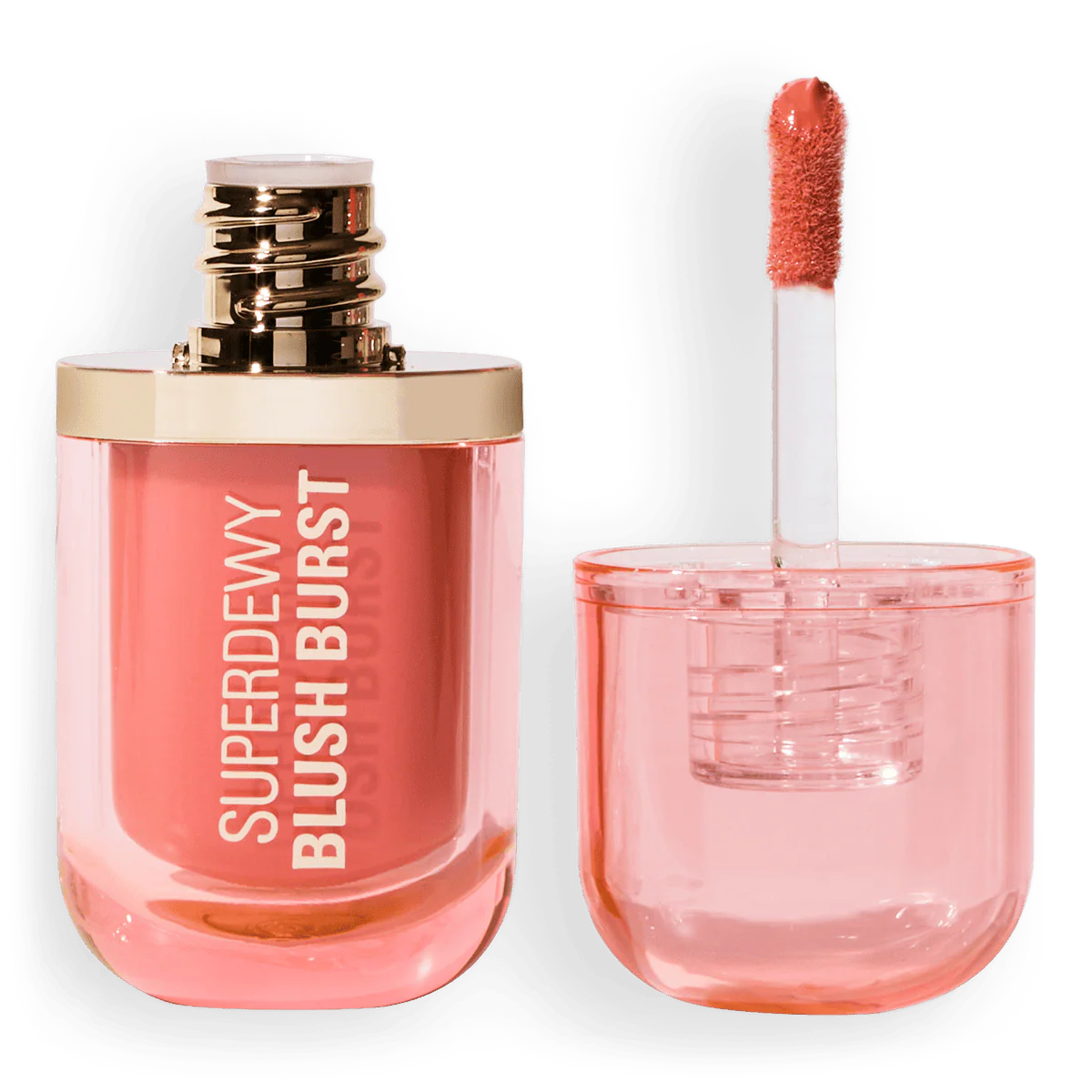 Revolution Makeup Superdewy Blush Burst Sunset Spritz Peach 4.2ml - Image 3