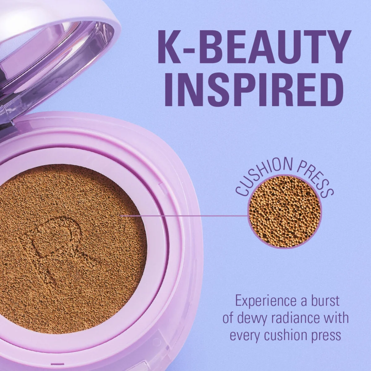 Revolution Makeup Superdewy Cushion Foundation Light Neutral Warm 9g - Image 5