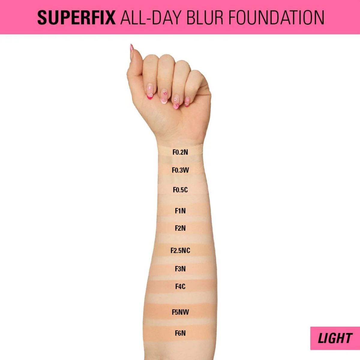 Revolution Makeup Superfix All day Blur Foundation F6N 23ml - Image 6