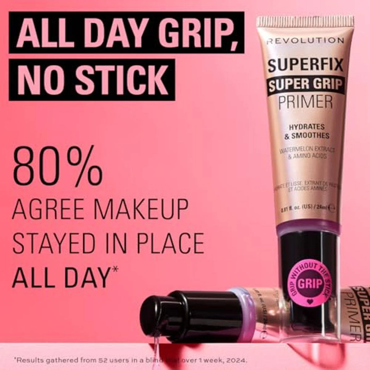 Revolution Makeup Superfix Super Grip Primer 24ml - Image 4