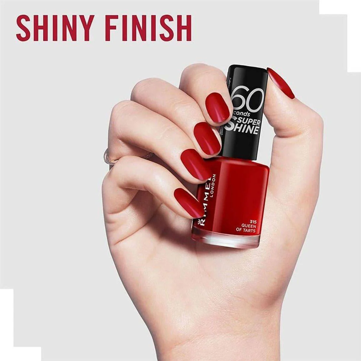 Rimmel 60 Seconds Nail Polish 315 Queen Of Tarts 8ml - Image 3