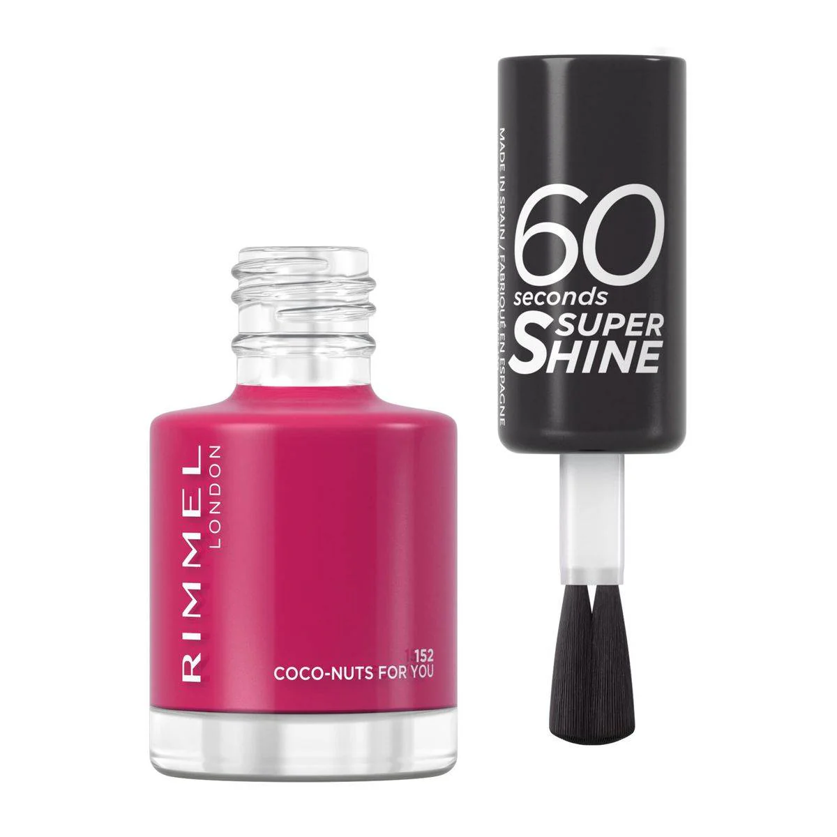 Rimmel 60 Seconds Nail Polish Summer Shimmer 152 Coconuts For You 8ml - Image 2