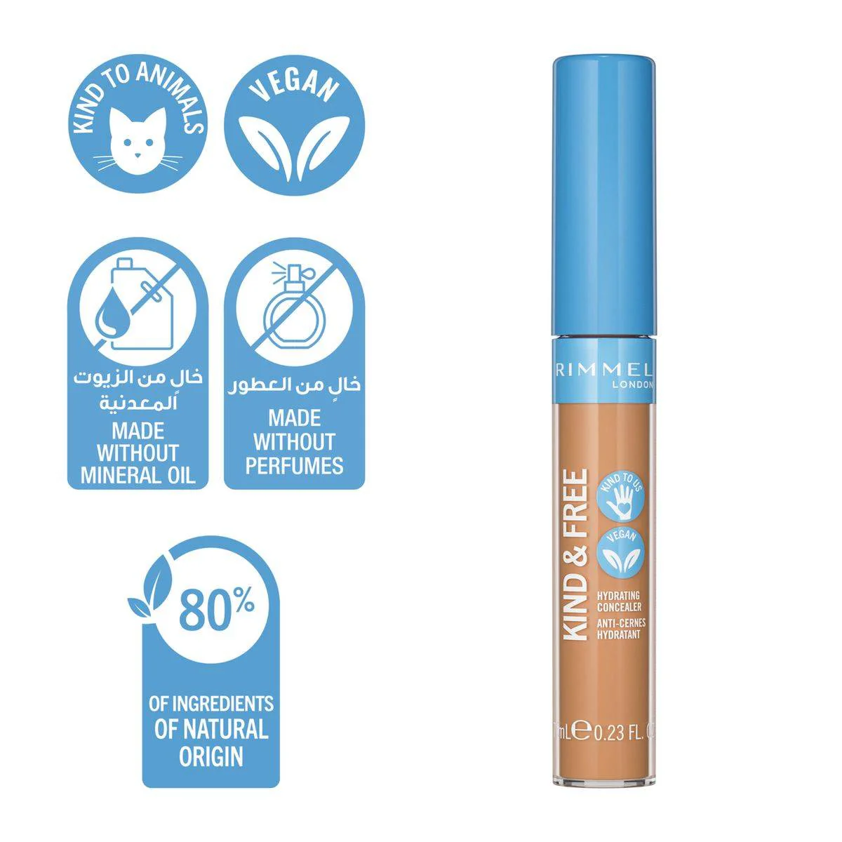 Rimmel Kind & Free Concealer 030 Medium 7ml - Image 5