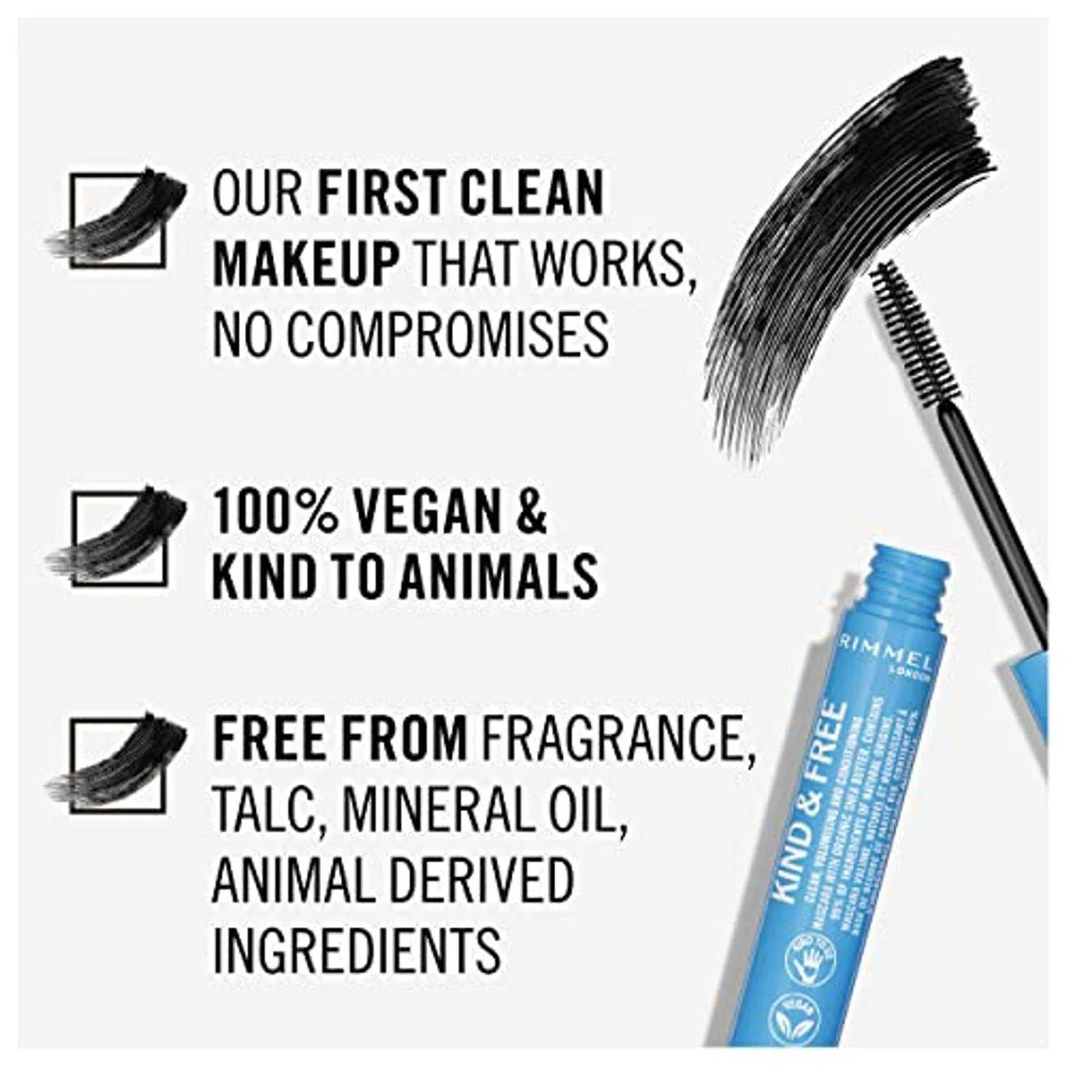 Rimmel Kind & Free Mascara Black 7ml - Image 3