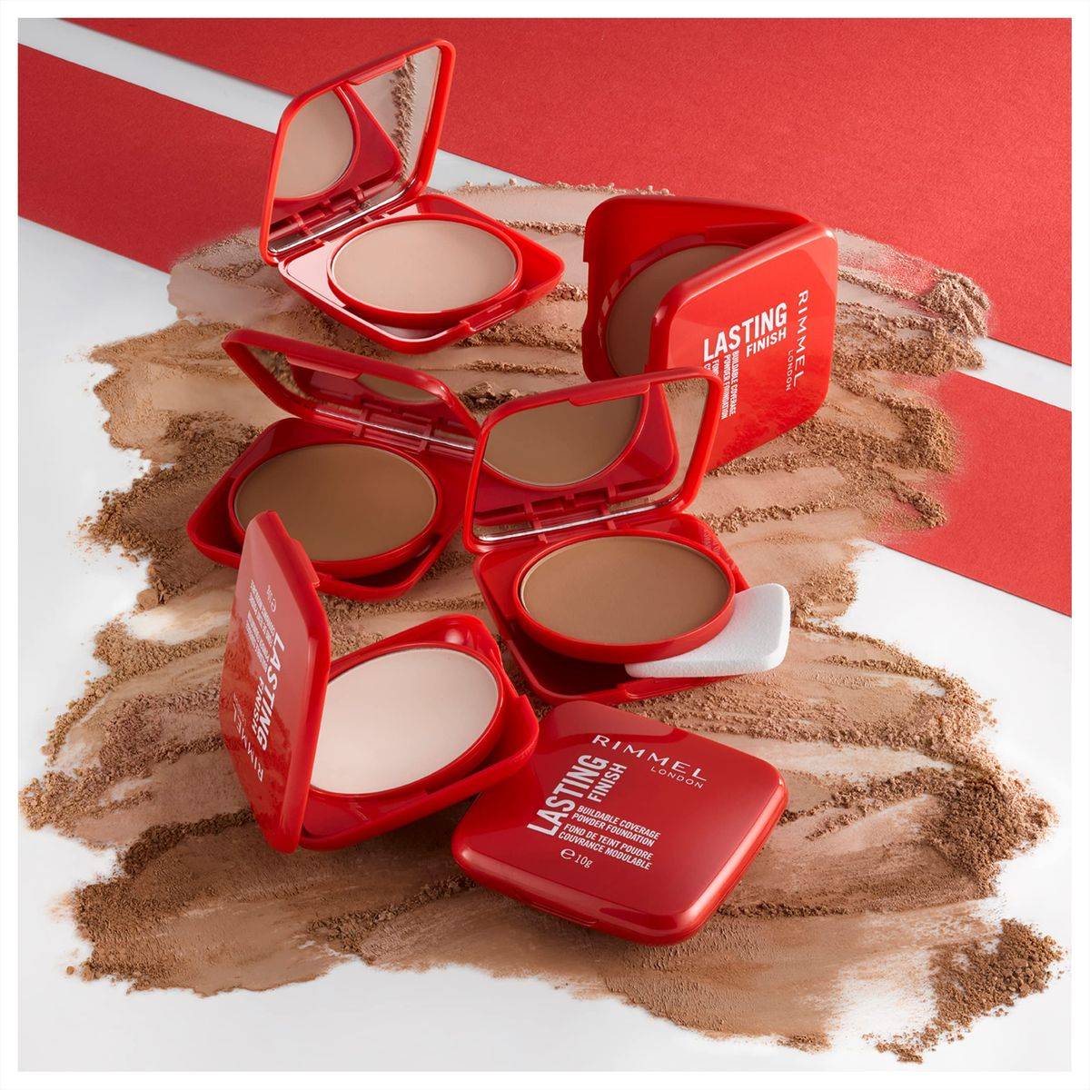 Rimmel Lasting Finish Compact Foundation 005 Ivory 10g - Image 4