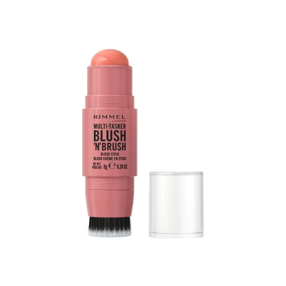 Rimmel Multi Tasker Blush 'N' Brush Blush Stick 100 Cotton Candy 8g - Image 2