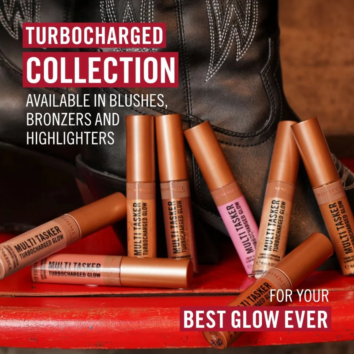 Rimmel Multi Tasker Turbocharged Glow Liquid Illuminator 001 Not A Basic B 10ml - Image 7