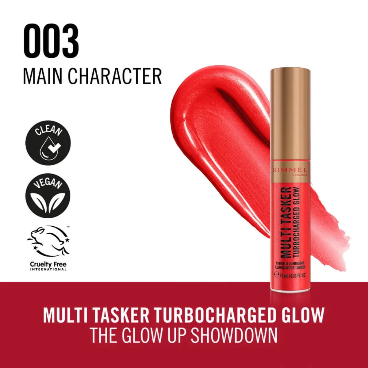 Rimmel Multi Tasker Turbocharged Glow Liquid Illuminator 003 Main Character - Image 3