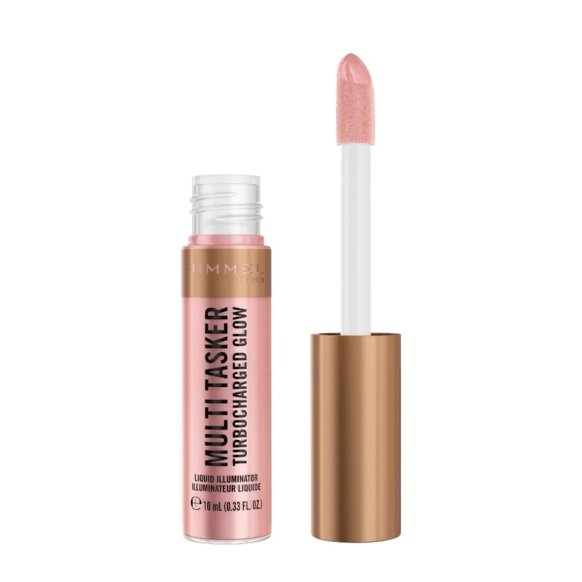 Rimmel Multi Tasker Turbocharged Glow Liquid Illuminator 005 Iconic As Usual - Image 2