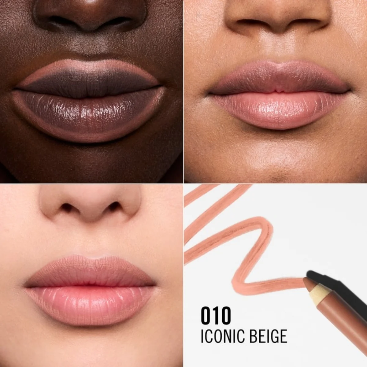 Rimmel Oh My Plump Lip Liner Shaper 010 Iconic Beige 1.2g - Image 4