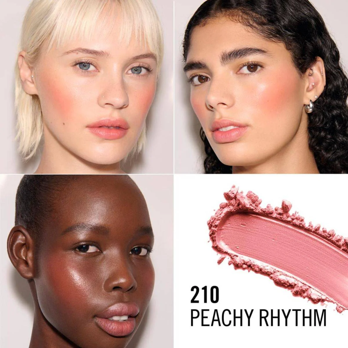 Rimmel Spotify Collection Cheek & Lip Stick 210 Peachy Rythm 6g - Image 3