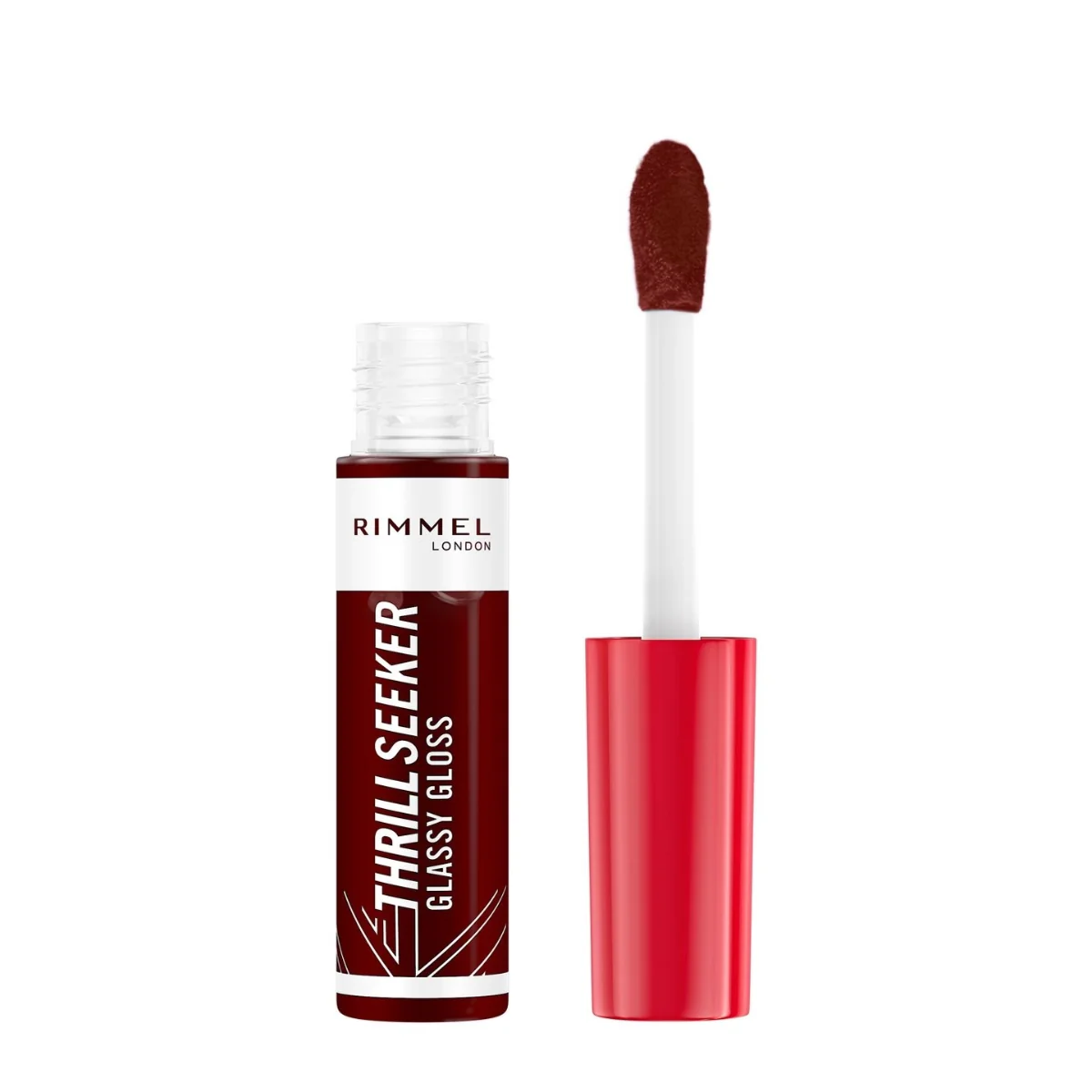 Rimmel Thrill Seeker Glassy Gloss 750 Frosted Berry 10ml - Image 2