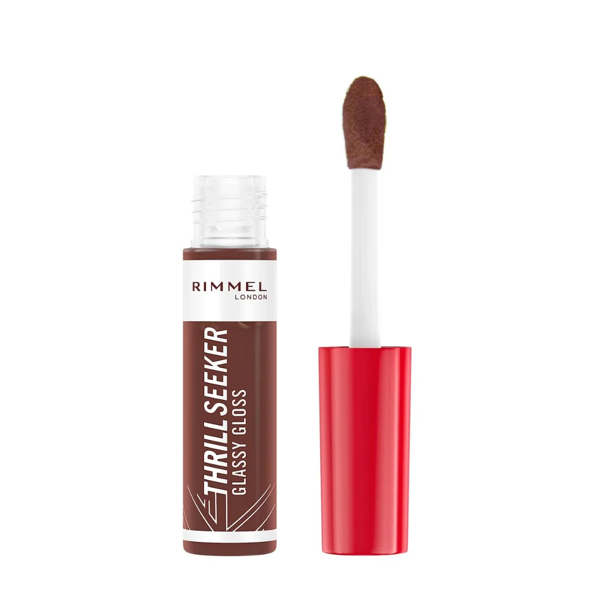 Rimmel Thrill Seeker Glassy Gloss 800 Chocolate Glaze 10ml - Image 2
