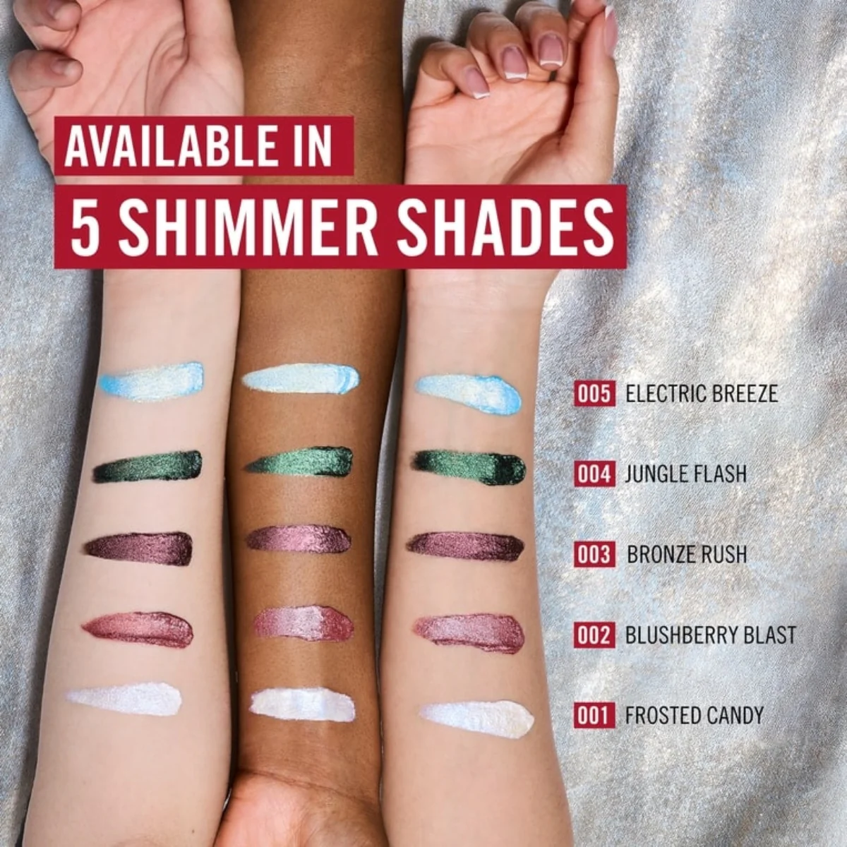 Rimmel Thrill Seeker Shimmer Shock Eyeliner 001 Frosted Candy 1.2g - Image 7
