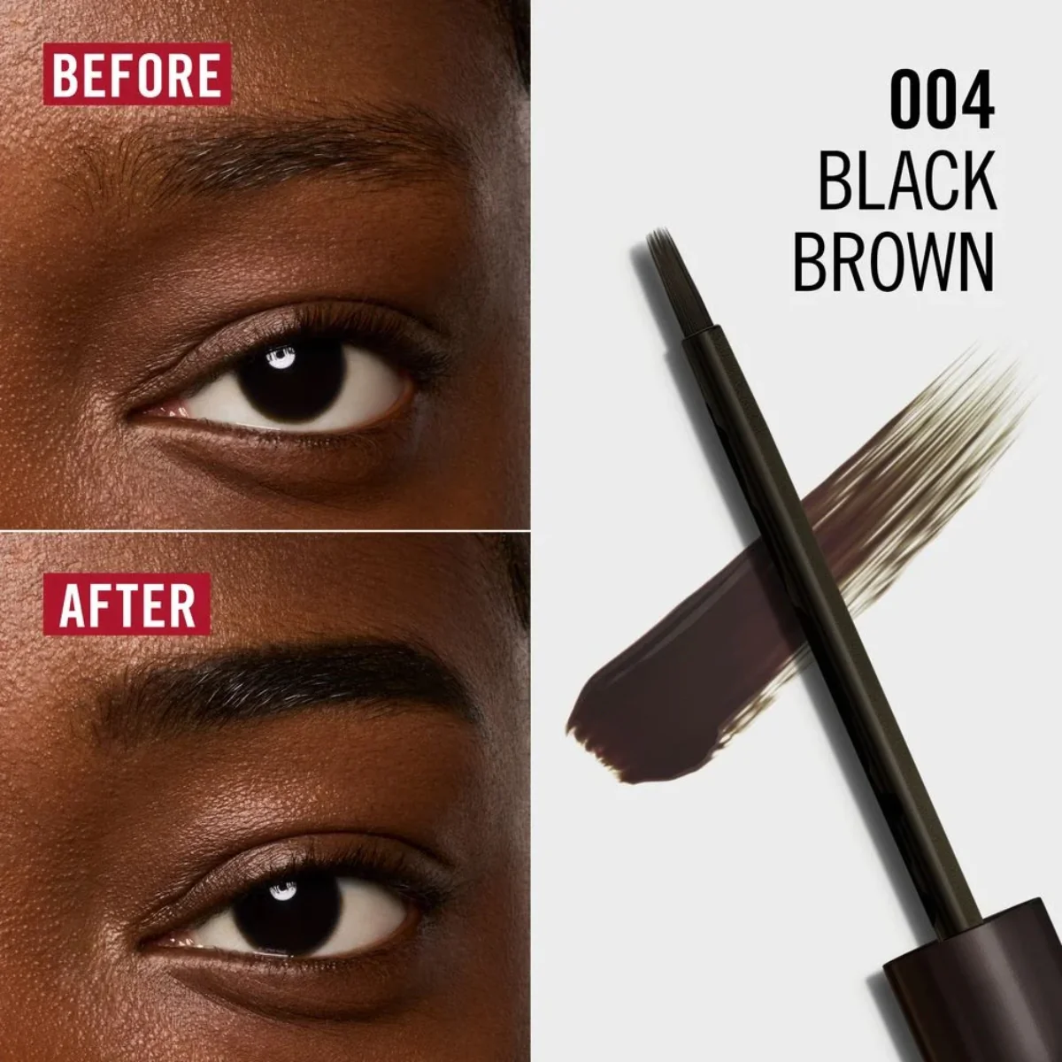 Rimmel Wonder Bond Brow Filler Peel Off Tint 004 Black Brown 7.7ml - Image 4