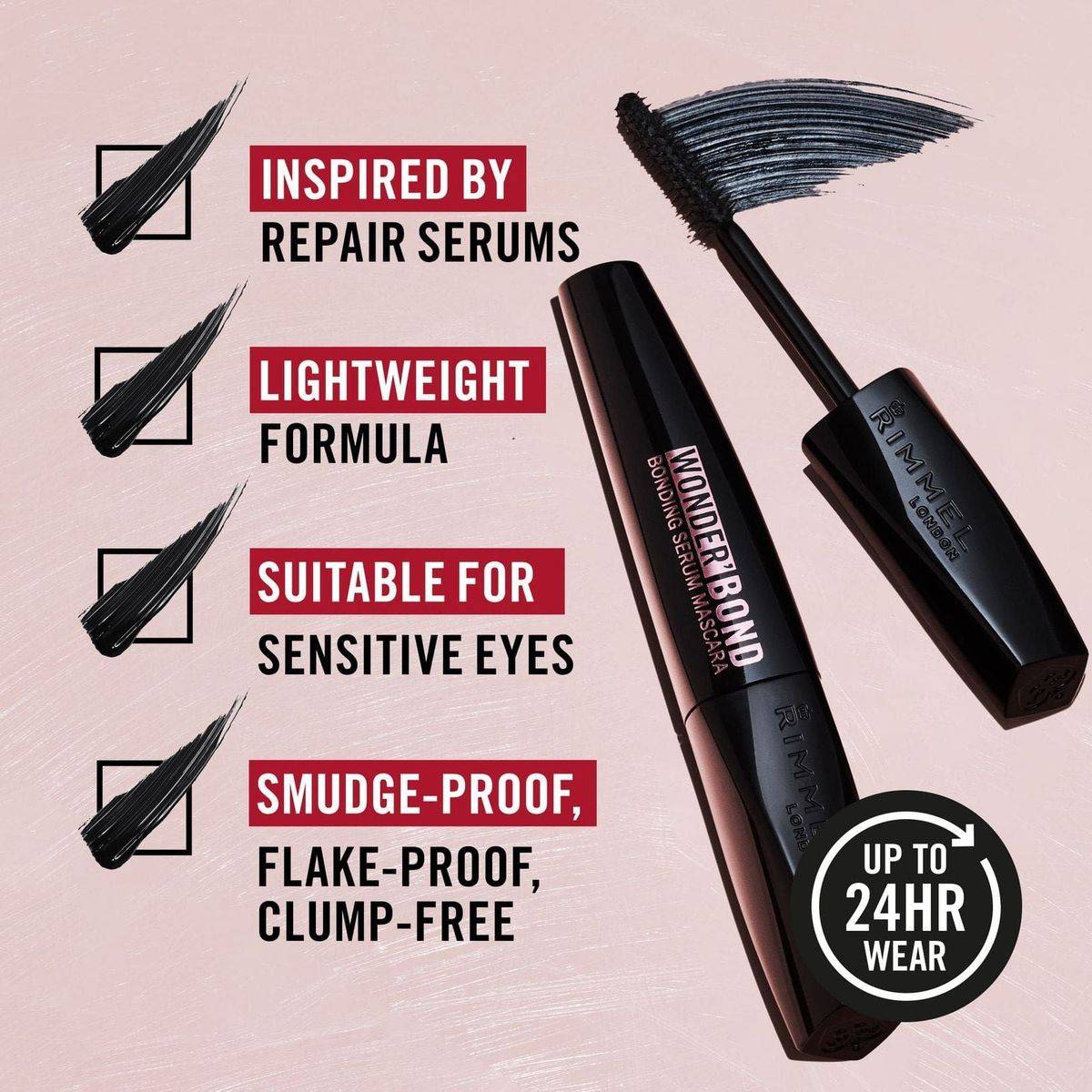 Rimmel Wonderbond Mascara - Image 3